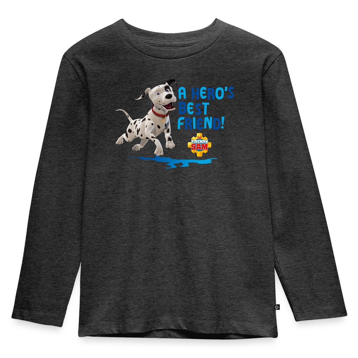 Spreadshirt T-Shirt Feuerwehrmann Sam™ Dalmatiner Schnuffi Süß Kinder Premium Langarmshirt (1-tlg)