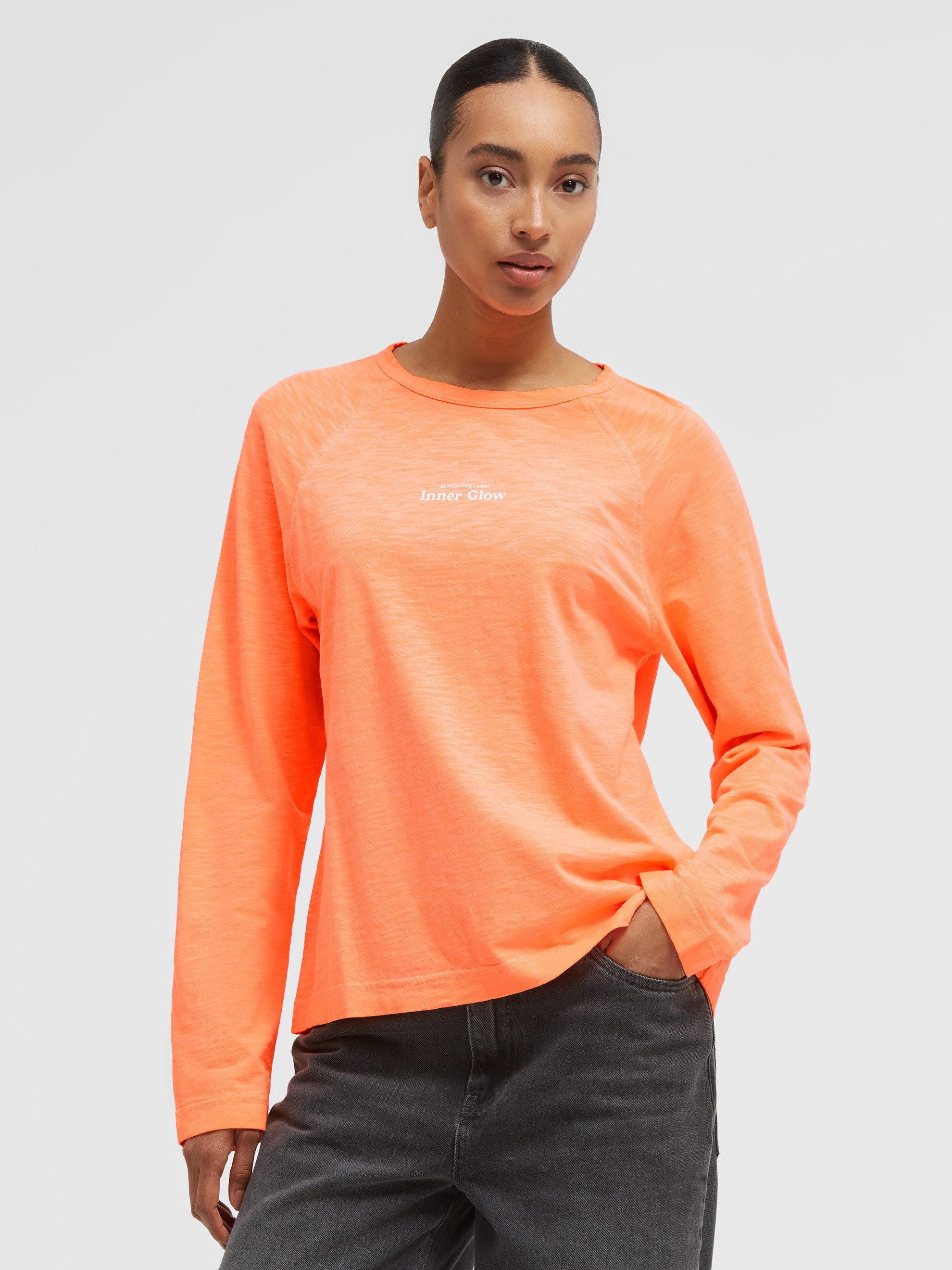 SENSES.THE LABEL Rundhalsshirt aus Baumwolle