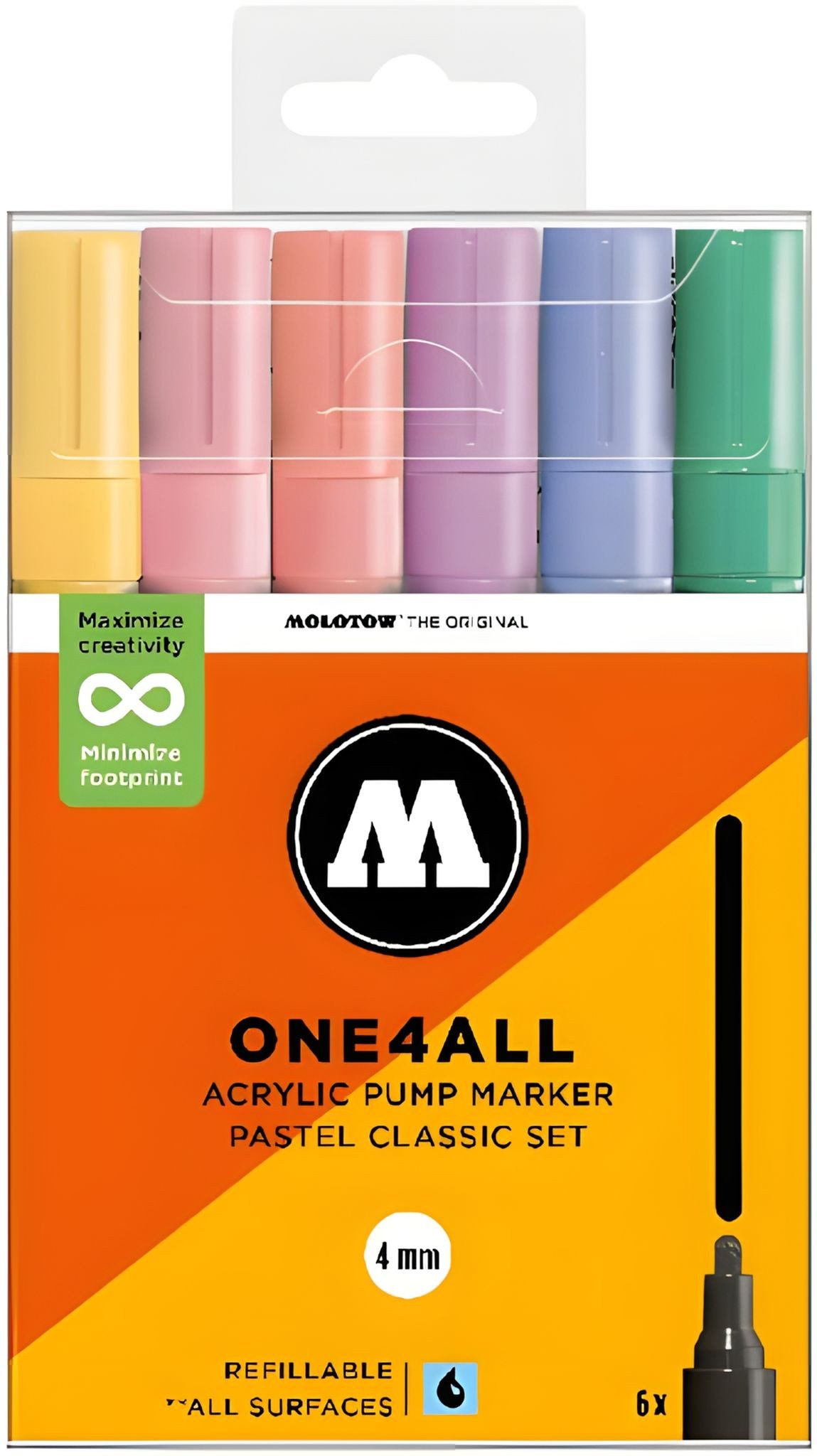 MOLOTOW Malstift Acrylmarker One4All 227HS Pastel Classic Set