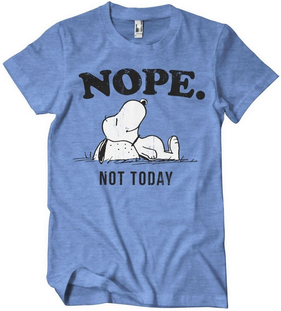 PEANUTS Worldwide LLC T-Shirt Nope Not Today T-Shirt