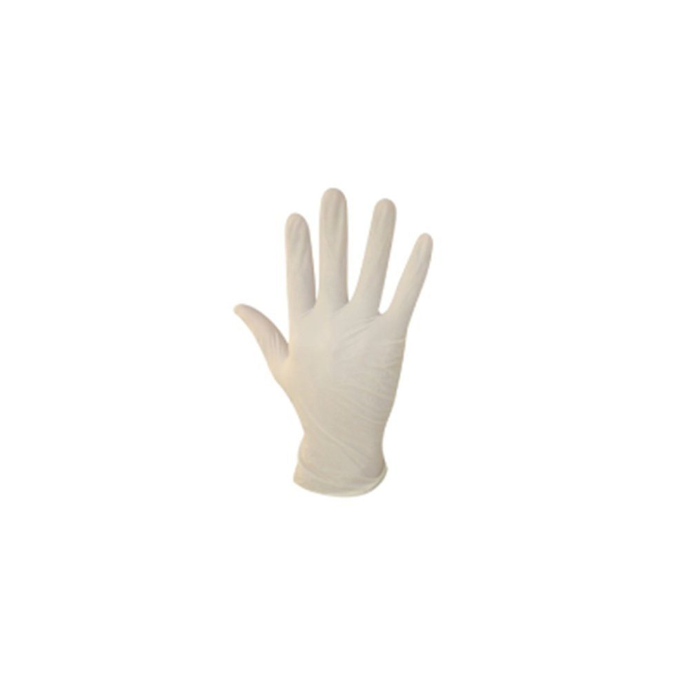 XL), bis Puderfrei, Größen Allergiefrei, Latex, Handschuhe, S x Weiß Einmalhandschuhe, Latex Einmalhandschuhe Gedikum Latex-Einweghandschuhe, (100/200/500/1000 Latexhandschuhe