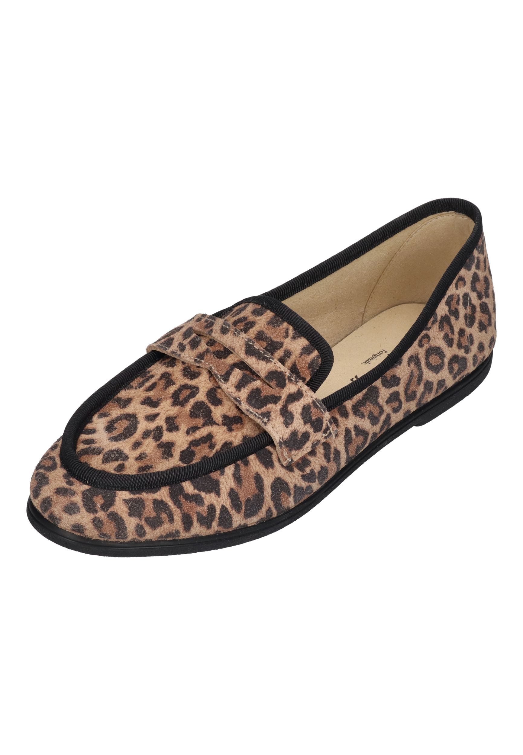 espadrij l´originale LOAFER CLASSIC VELOUR LEO Schnürschuh Leopard