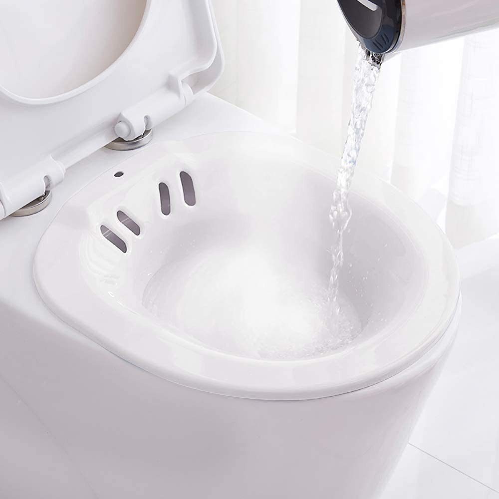 TUWENA Bidet Badewanne, Waschschüssel mit Abflussloch für einfache Reinigung – Bild 2 von 5