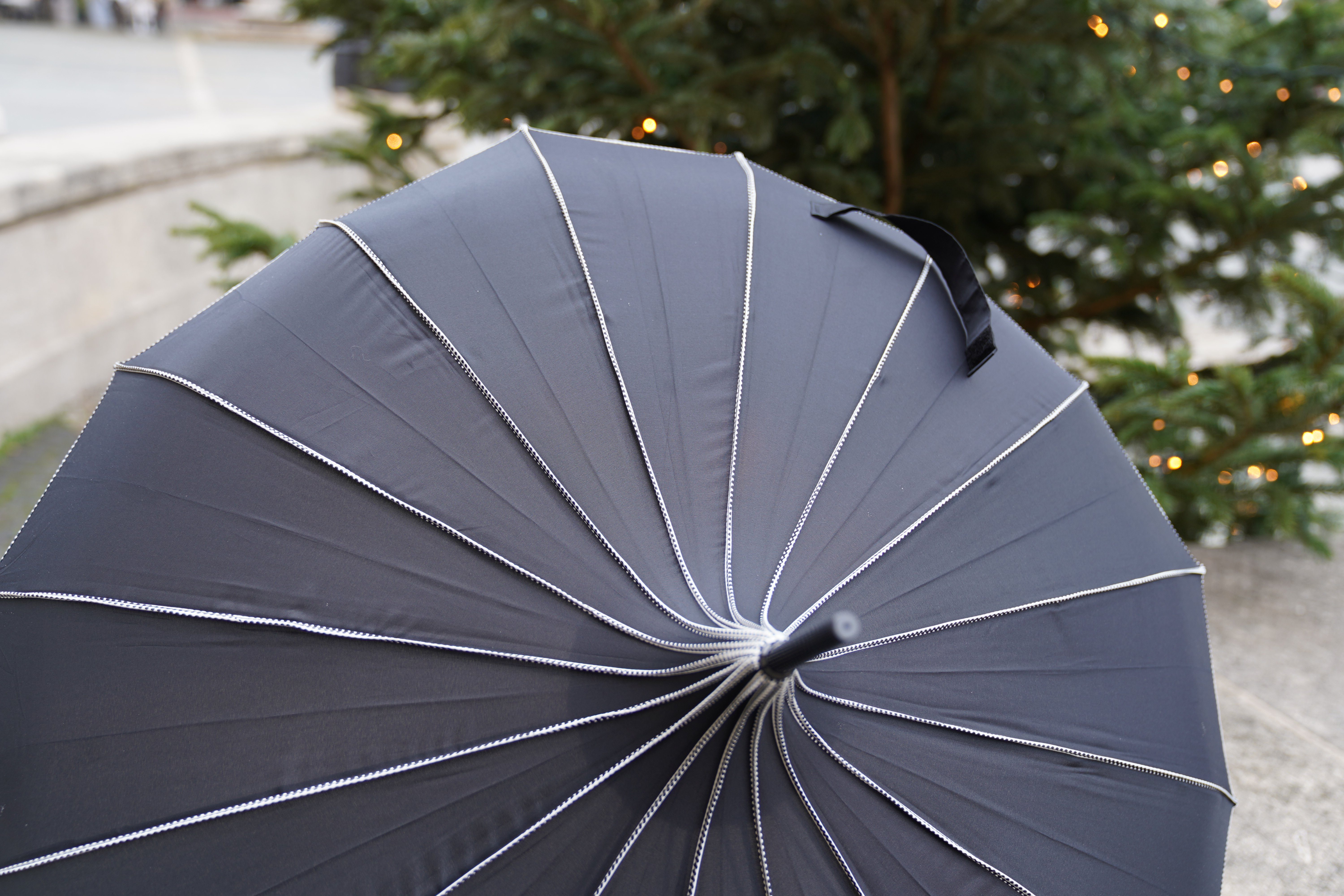 FUUGLan Damen Sonnenschirm Brautschirm Mit Spitze - Manueller Spitzenschirm Für Hochzeiten