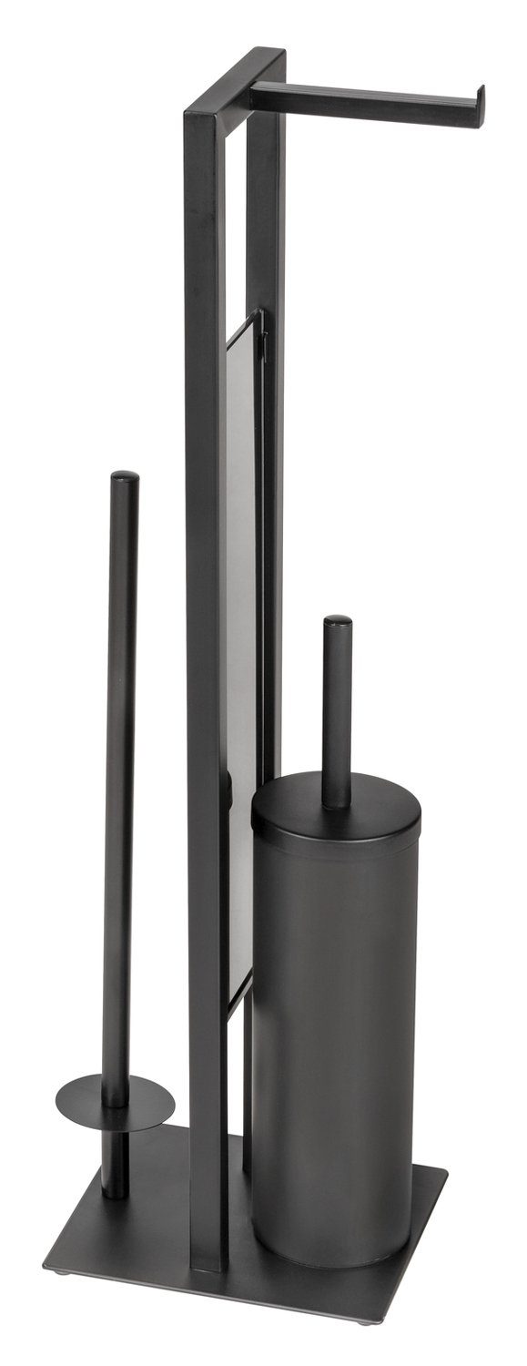WENKO WC-Garnitur RIVALTA, Schwarz, H 70 günstig online kaufen