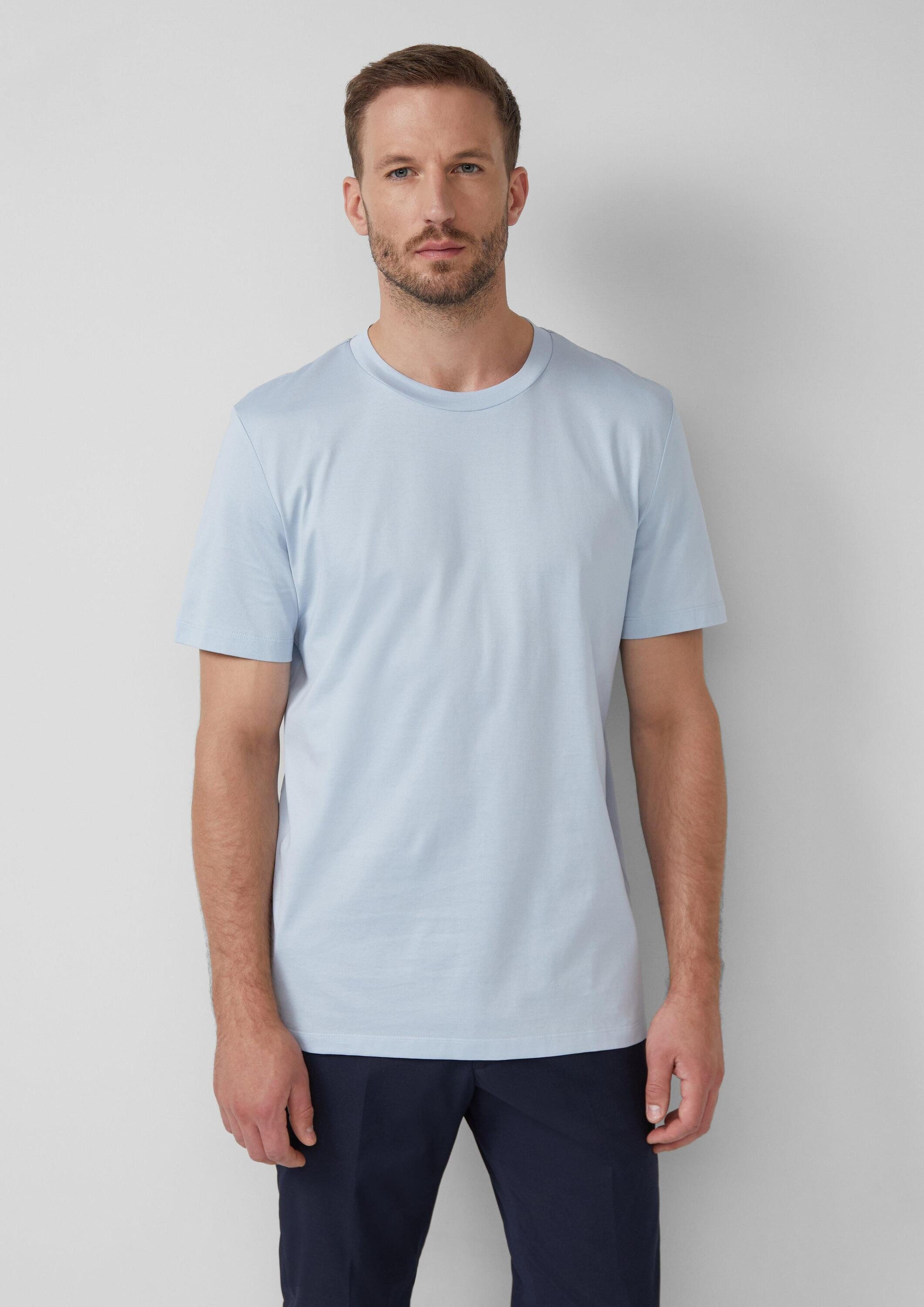s.Oliver Kurzarmshirt T-Shirt T-Shirt aus Edeljersey mit Crew Neck günstig online kaufen