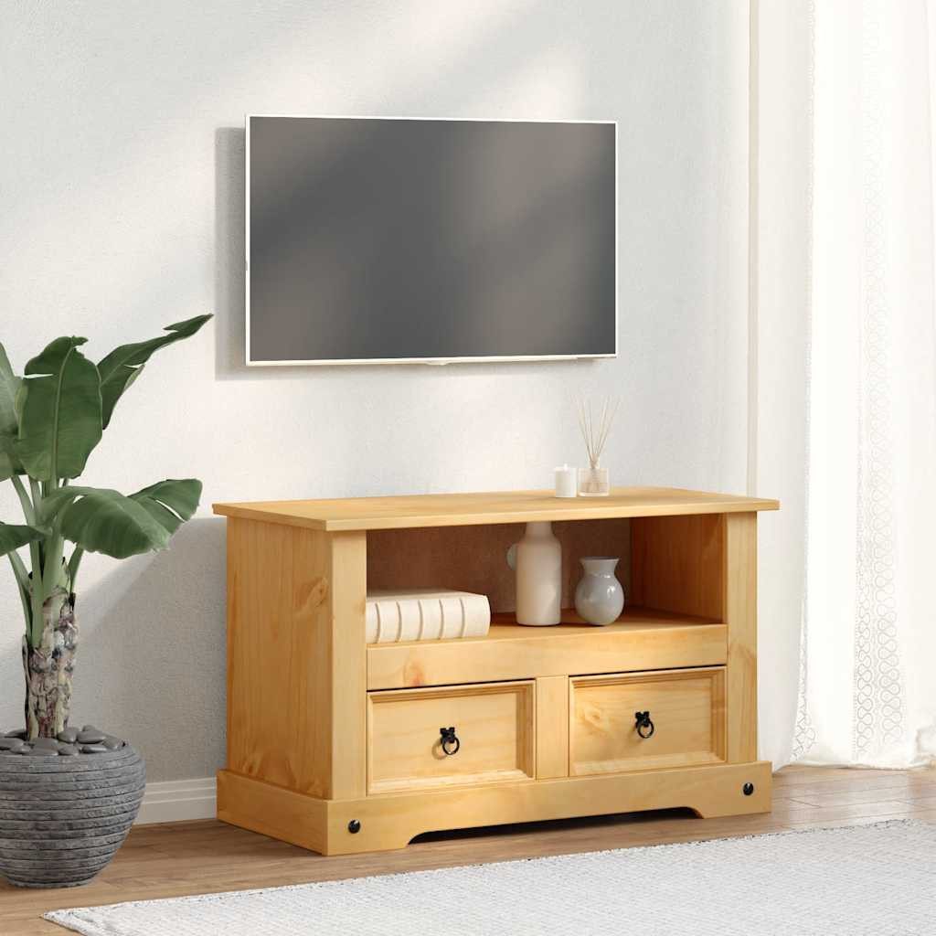 vidaXL TV-Schrank TV-Schrank Mexiko-Stil Kiefernholz 91x43x56 cm (1-St)