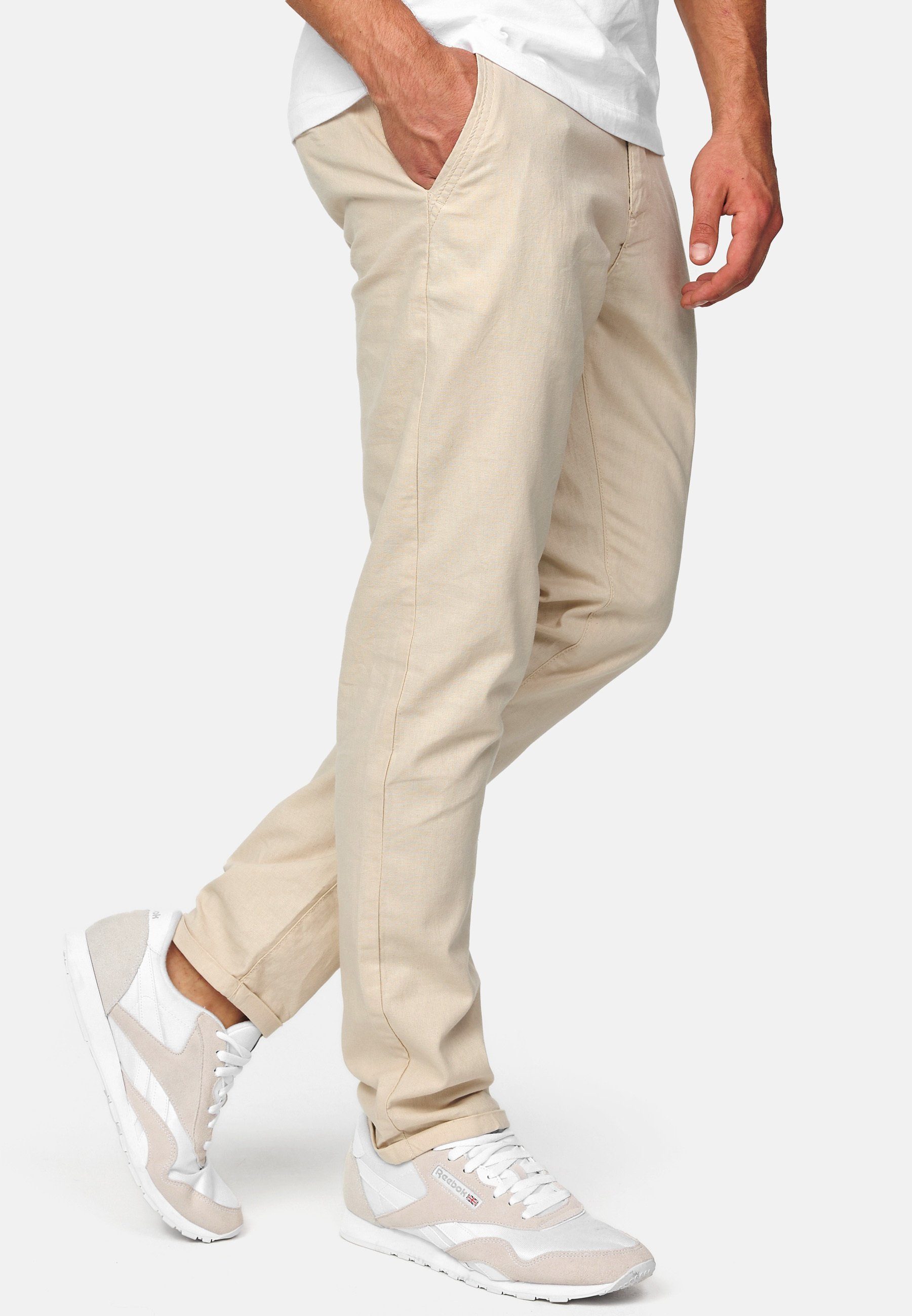 Indicode Leinenhose Haverfield günstig online kaufen