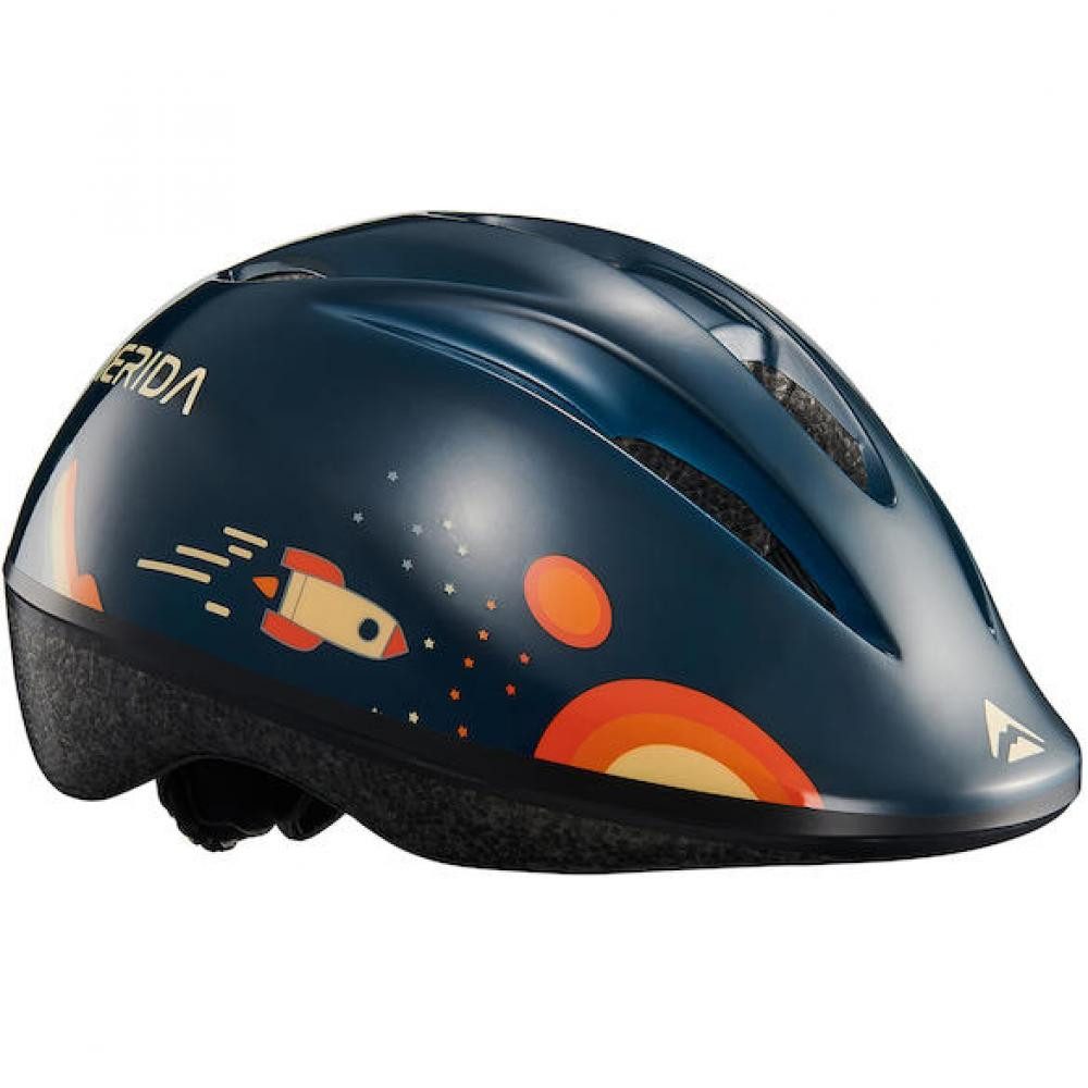 Merida Fahrradhelm Merida Fahrradhelm Matts J - Navy-Orange - Größe 47 bis 53 Zentimeter