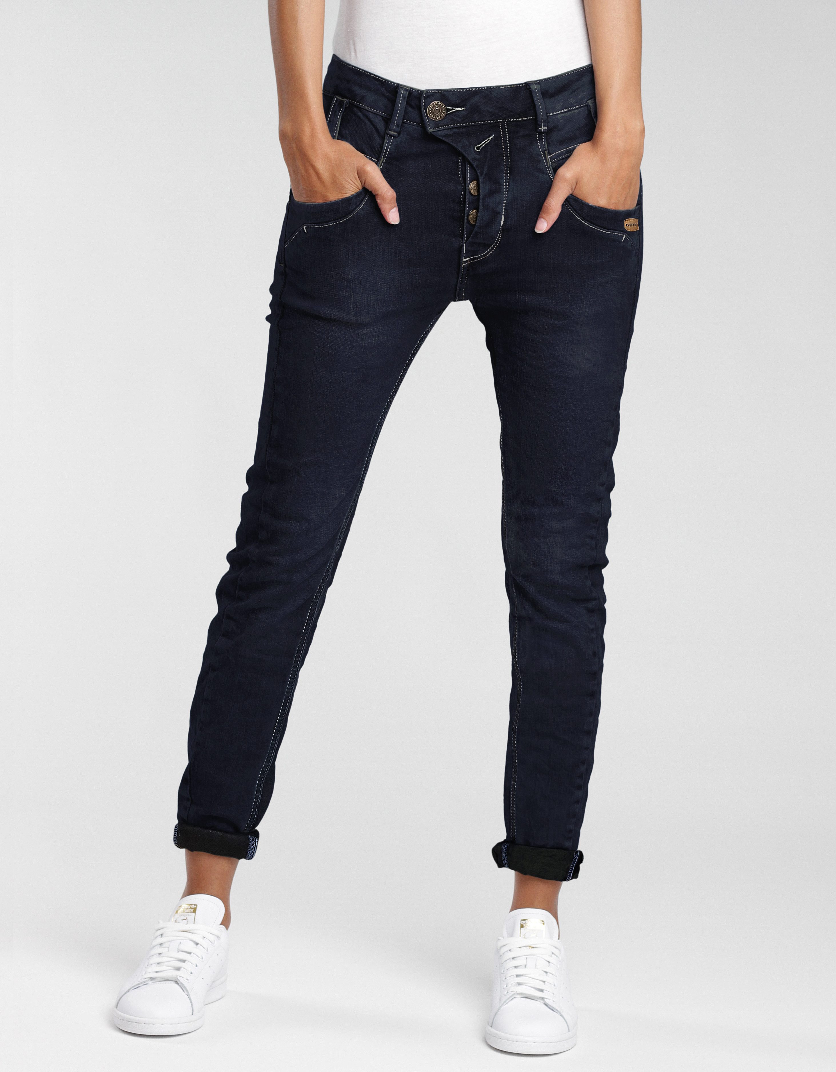 GANG Slim-fit-Jeans 94MARGE mit besonderem 4-Knopf-Verschluss