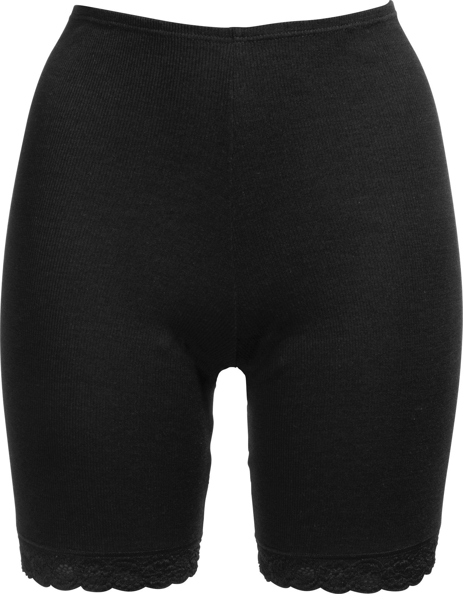 Nina Von C. Jazz-Pants Slips Damen-Schlüpfer, lang Wolle/Seide Uni