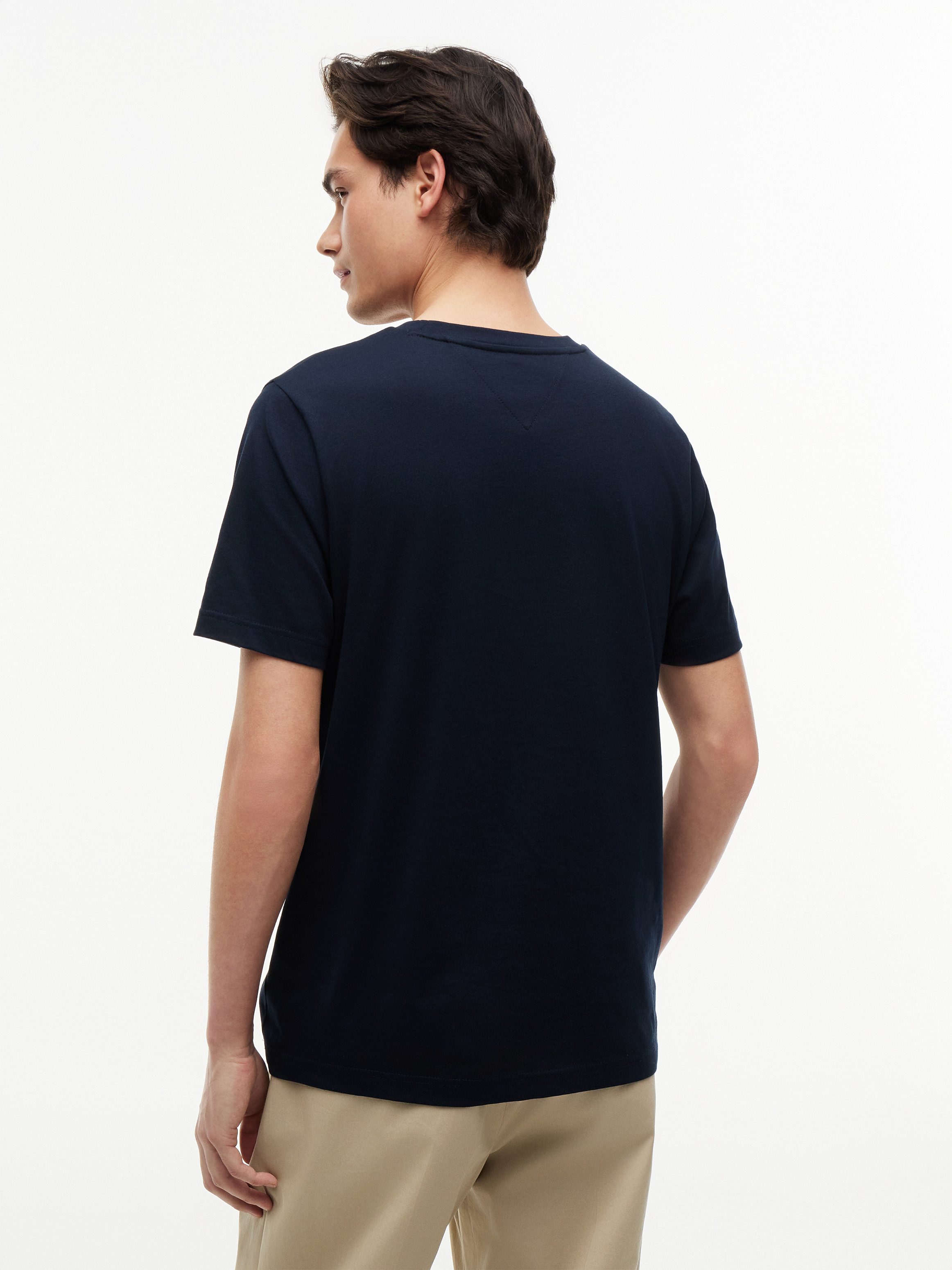 Tommy Hilfiger T-Shirt SCRIPT FLAG REGULAR TEE aus Jersey mit Flag-Grafik