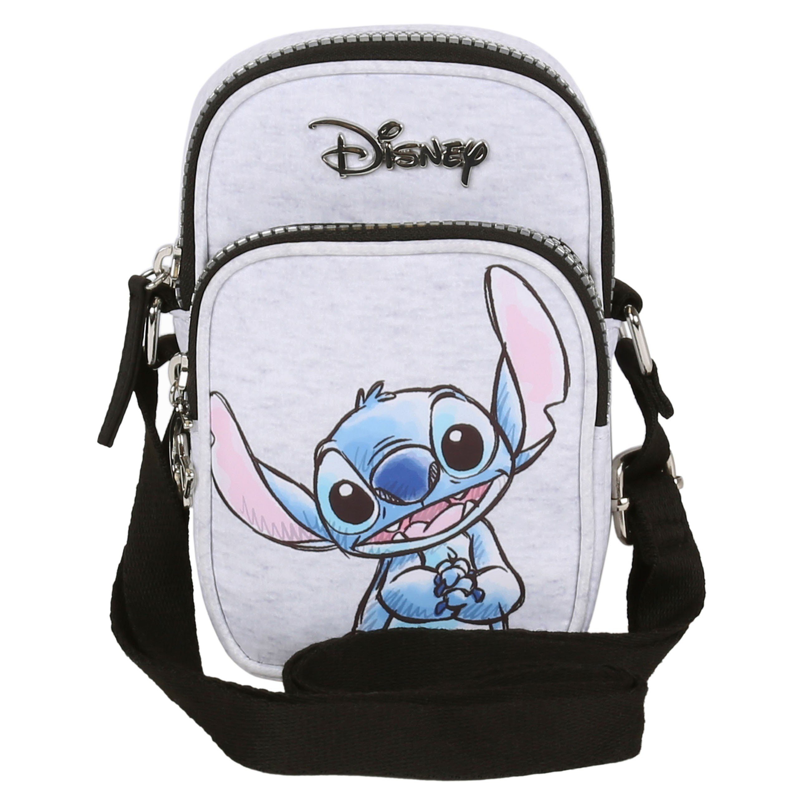 Sarcia.eu Gürteltasche Stitch Disney Graumelange Minitasche, Gürteltasche