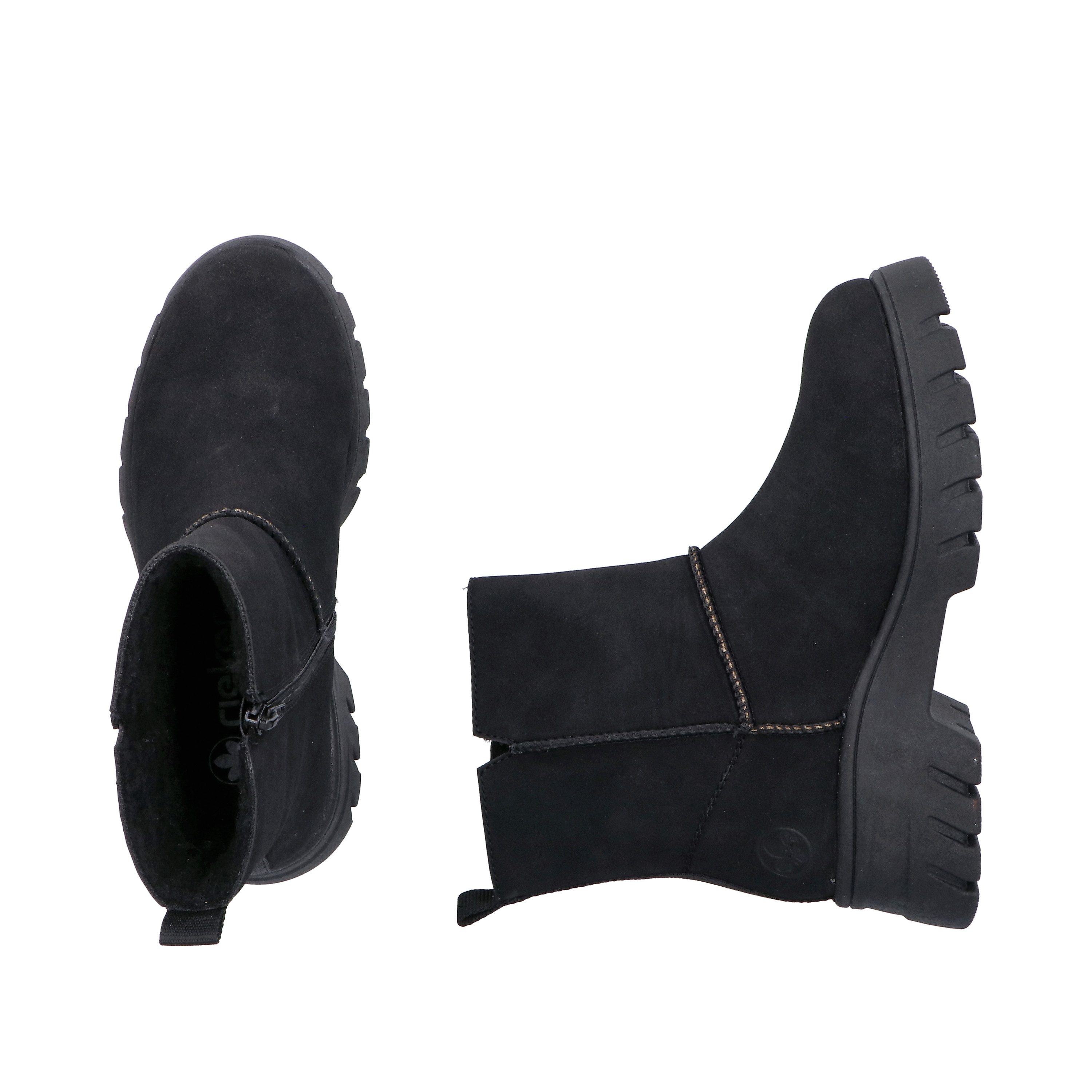 Rieker Winterboots Plateauboots, Stiefelette, Profilsohle, mit Warmfutter