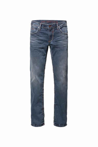CAMP DAVID Regular-fit-Jeans NI:CO Münztasche mit Ziernaht