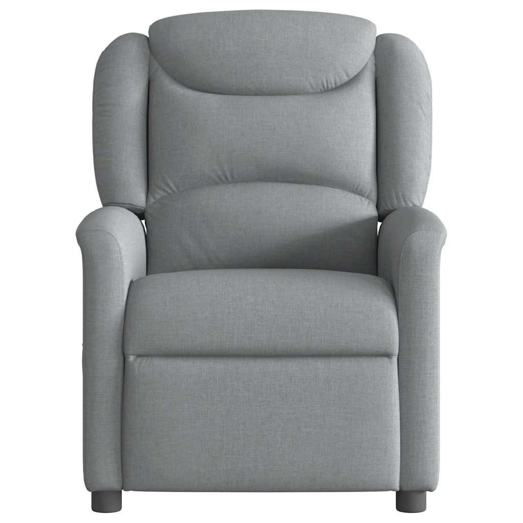 vidaXL Sessel Relaxsessel Hellgrau Stoff (1-St) günstig online kaufen