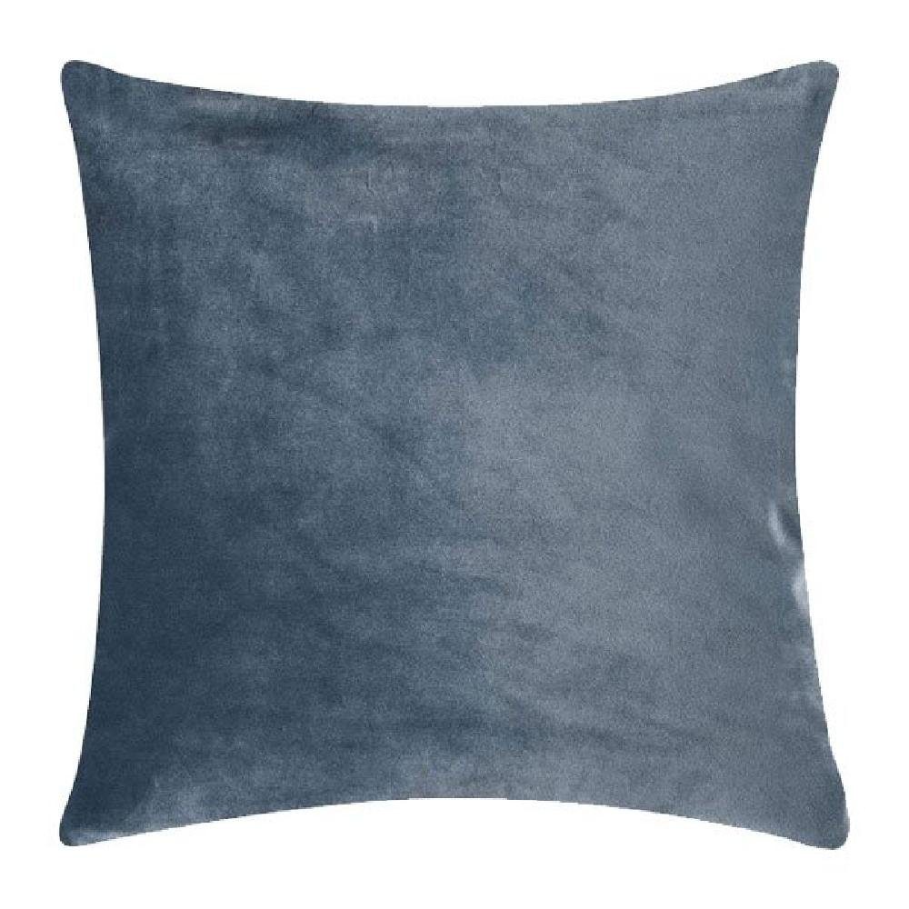 PAD Dekoobjekt Kissenhülle Samt Smooth Dusty Blue (40x40cm) günstig online kaufen
