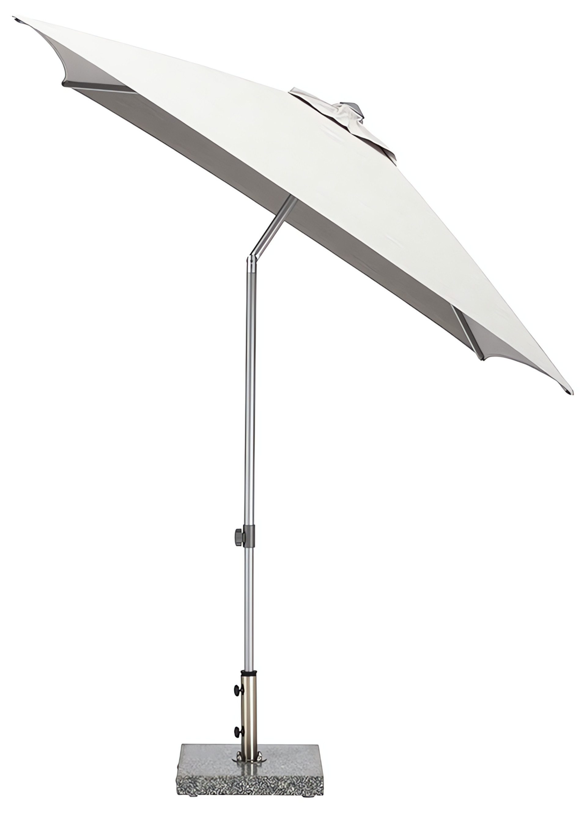 KETTLER Sonnenschirm EASY PUSH Stockschirm, 200cm x 200cm, UPF 50+, mit PU-Beschichtung