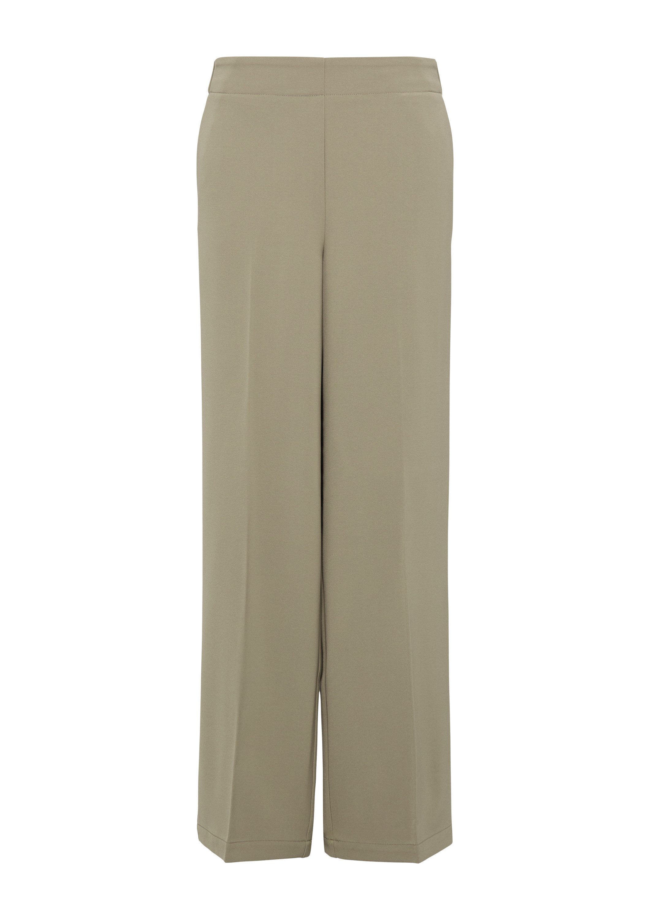 s.Oliver Chinos Hose Wide-Leg-Hose mit elastischem Bund günstig online kaufen
