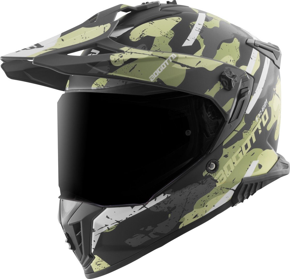 Motocrosshelm FG-601 Sniper Fiberglas Enduro Helm