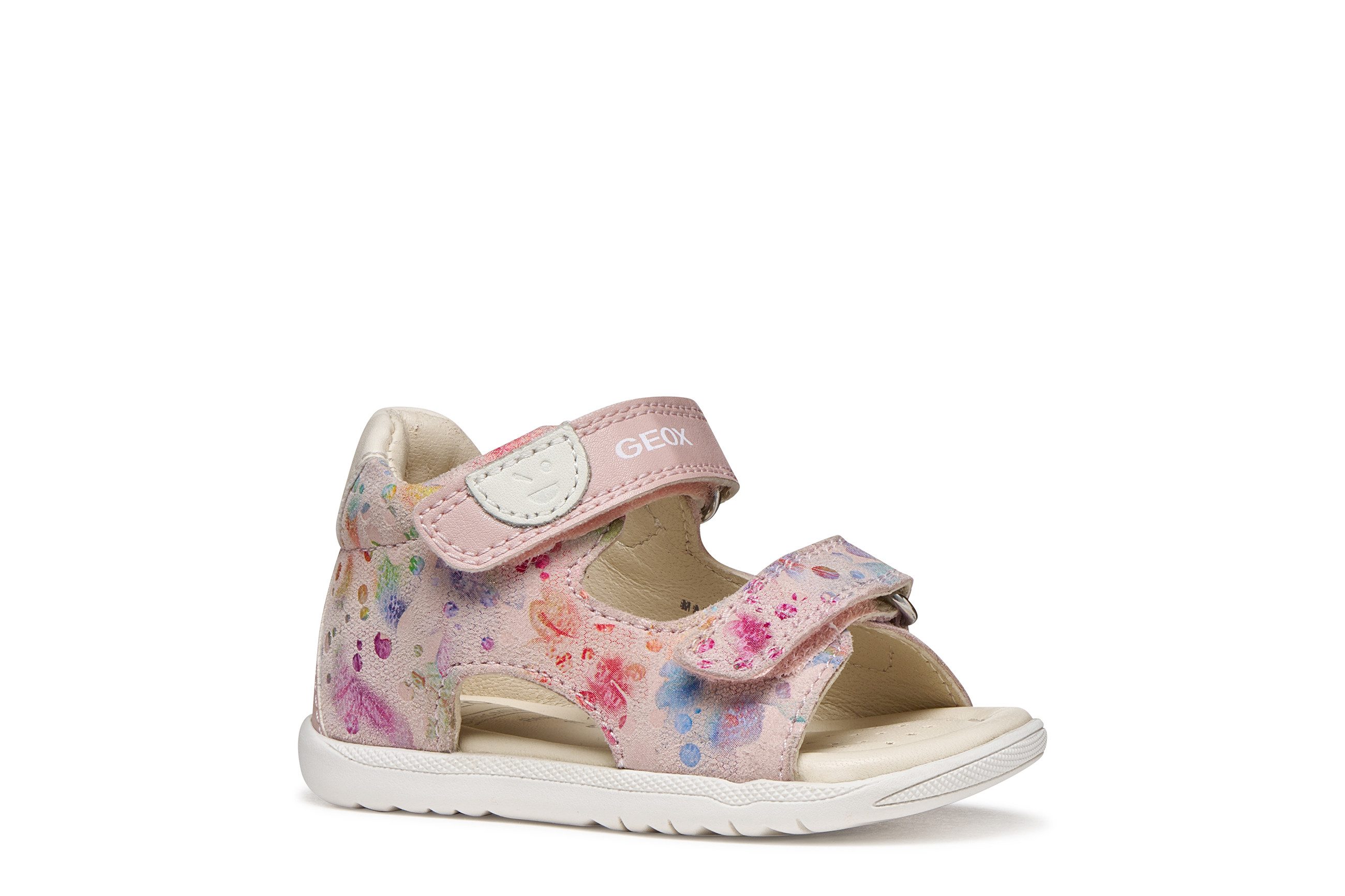 Geox B SANDAL MACCHIA GIR Lauflernschuh Babyschuh mit Klettverschluss, Größenschablone zum Download