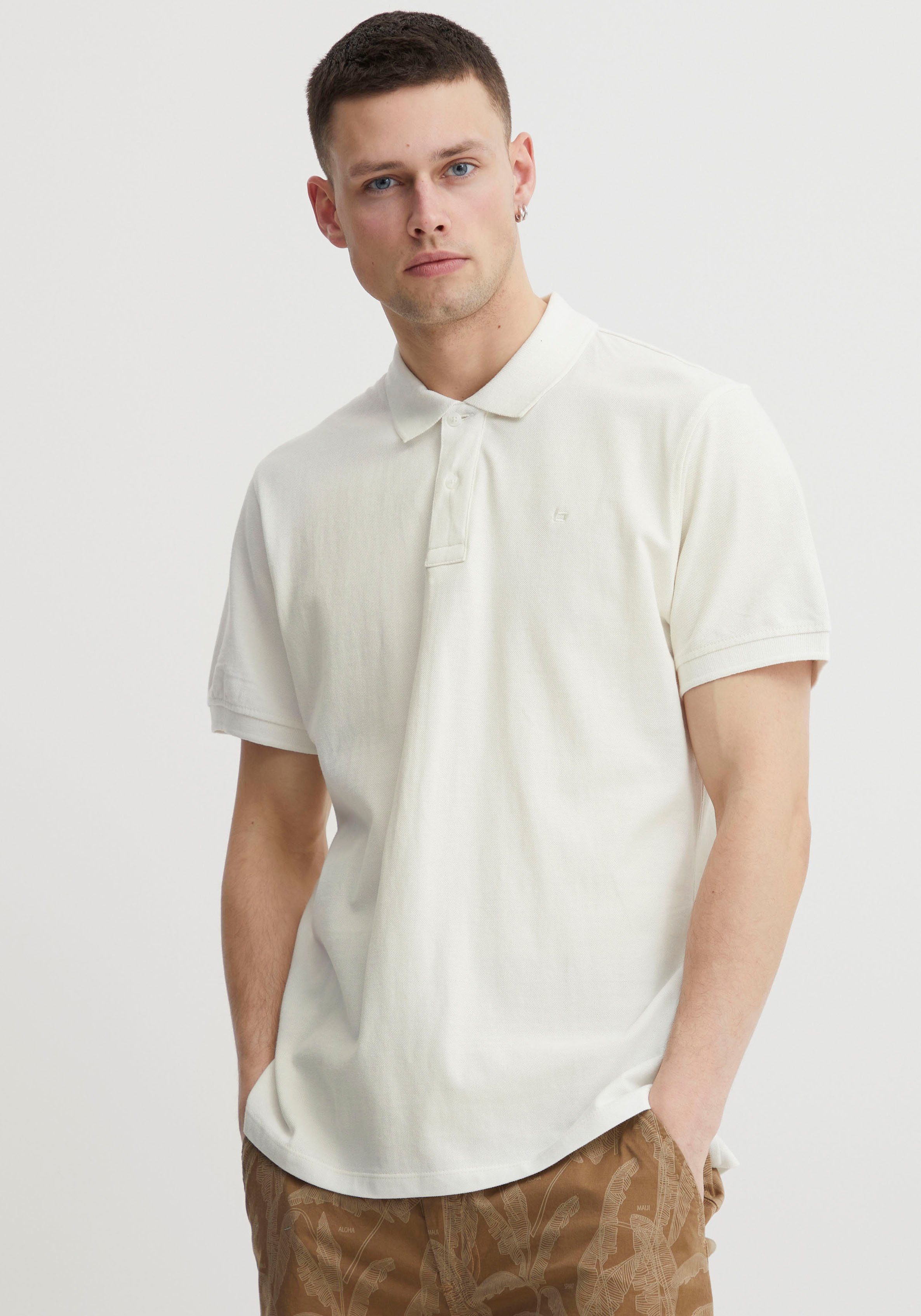 BL-Poloshirt white Blend Poloshirt