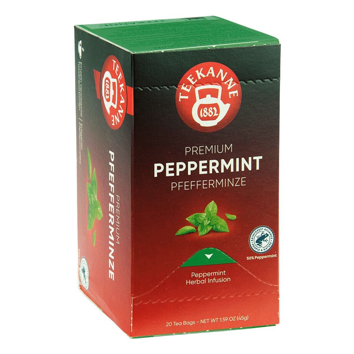 TEEKANNE Tee Pfefferminztee, 20 Beutel, Kräutertee