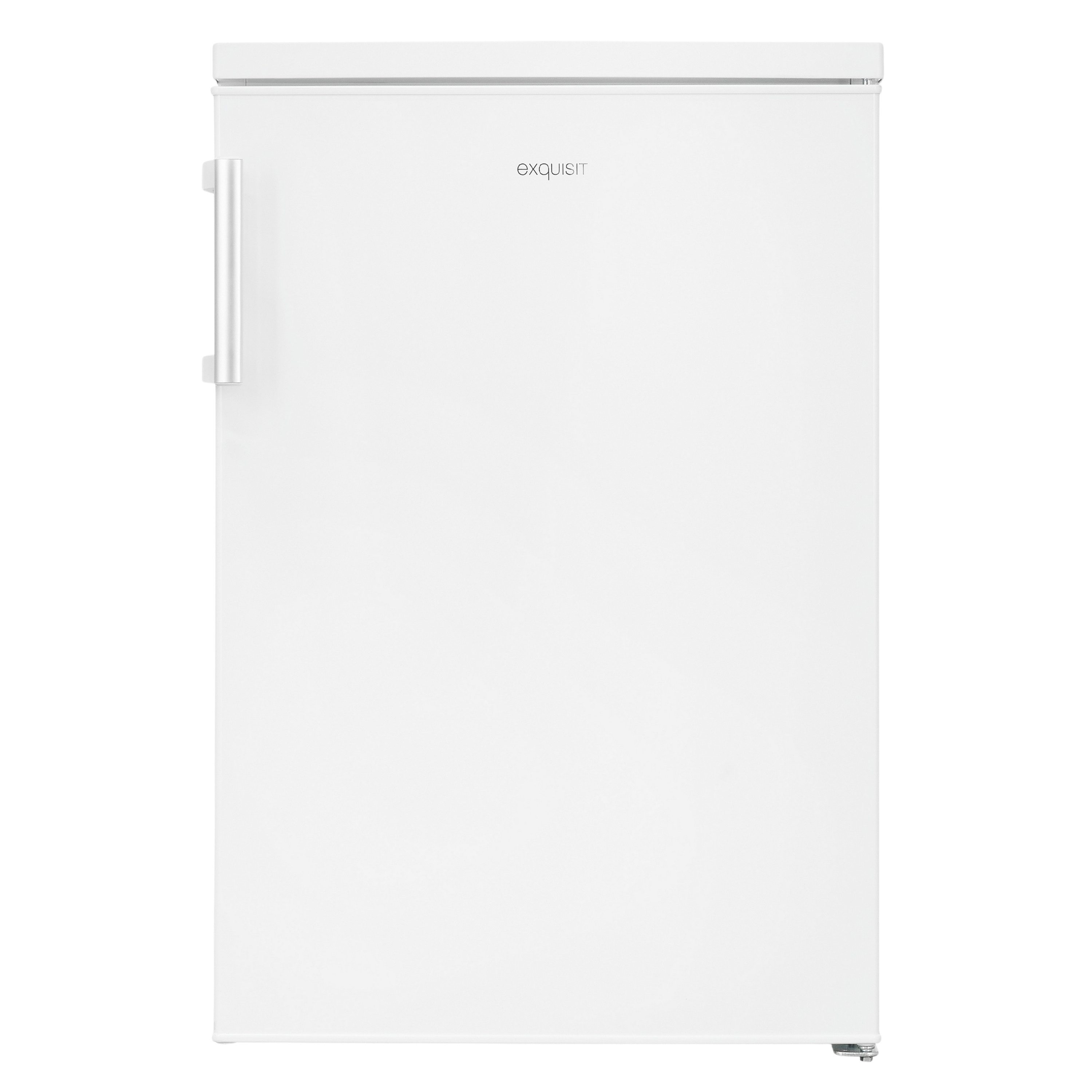 exquisit Kühlschrank KS16-4-H-010C weiss KS16-4-H-010C weiss, 85 cm hoch, 56 cm breit, Kompakt, flexibel & effizient – mit LED und cleverer Aufteilung