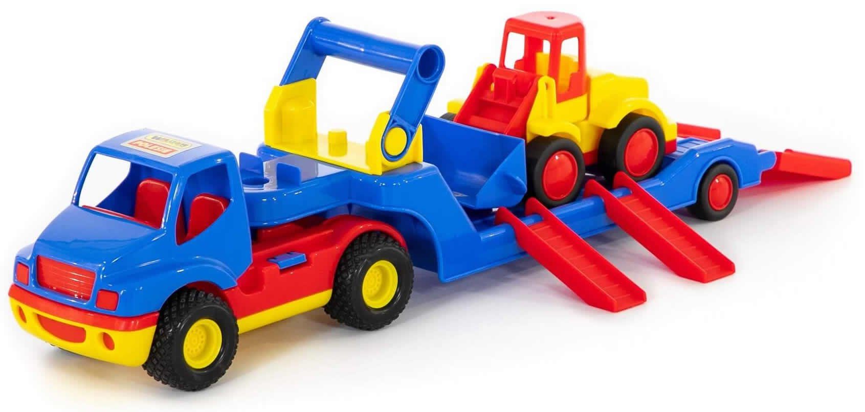 WADER QUALITY TOYS Spielzeug-LKW ConsTruck Tieflader günstig online kaufen