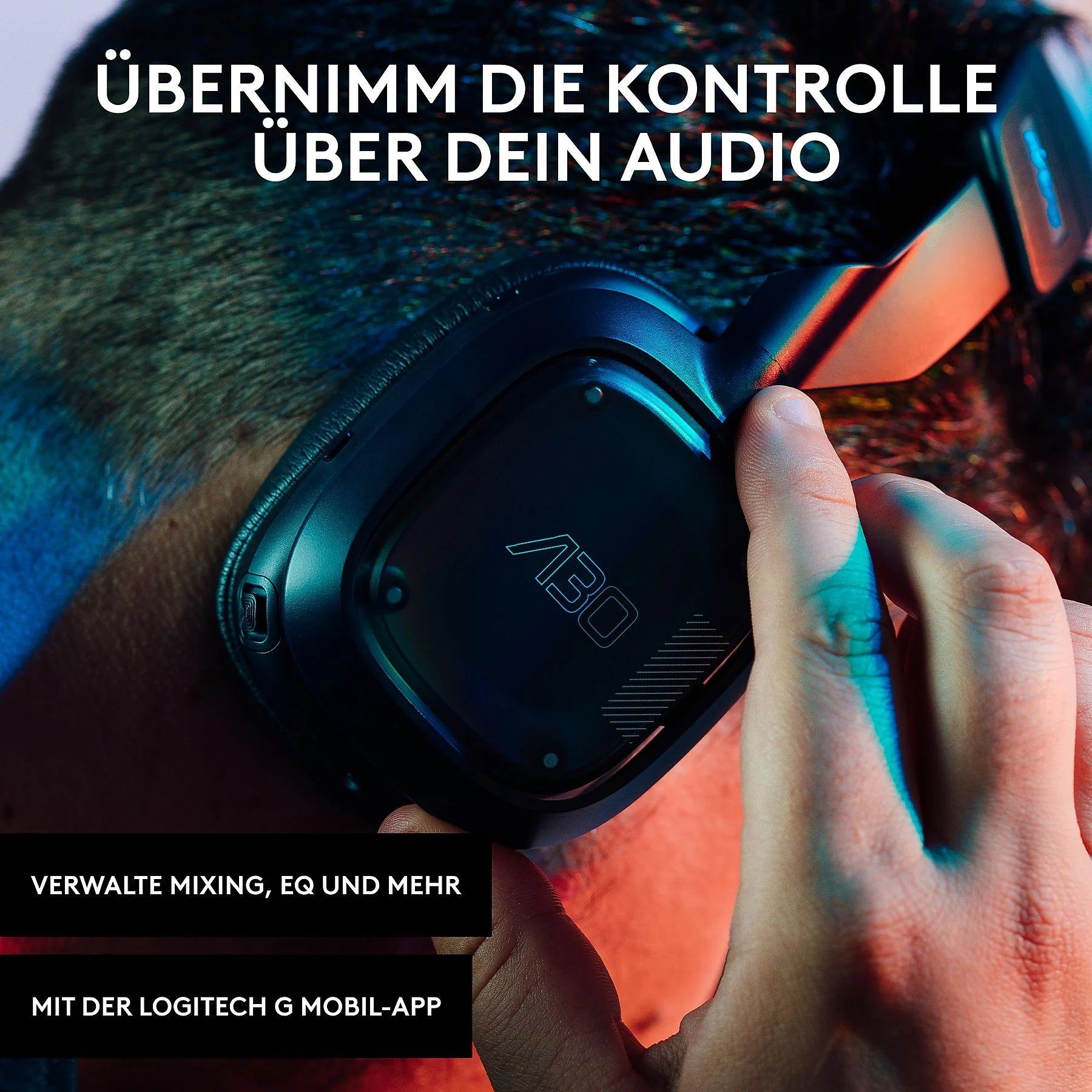 ASTRO GAMING A30 Lightspeed XBOX kabelloses Gaming-Headset (Bluetooth, Lightspeed, Over-ear, Lighstpeed, 3,5mm, Aux, 27 Stunden Laufzeit, Bluetooth)