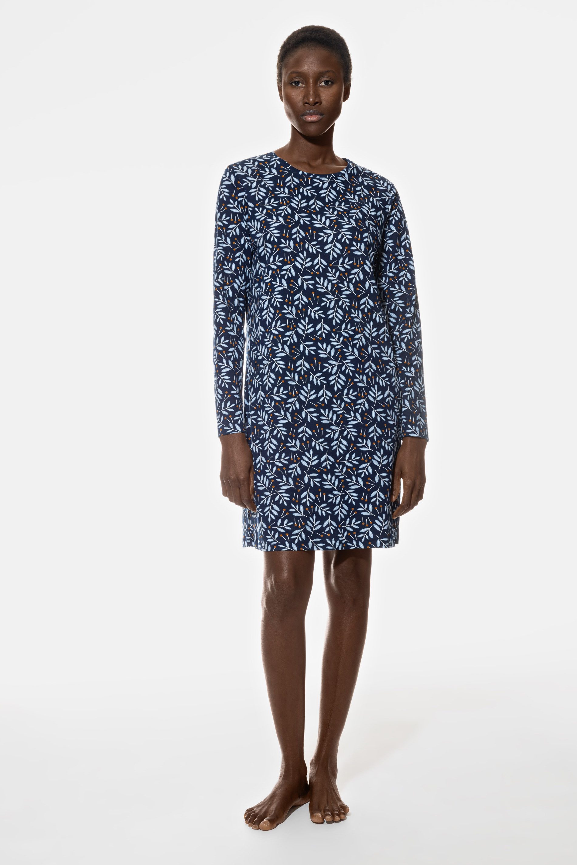 Mey Nachthemd Mey Damen Nachthemd langarm Serie Branches (1-tlg)