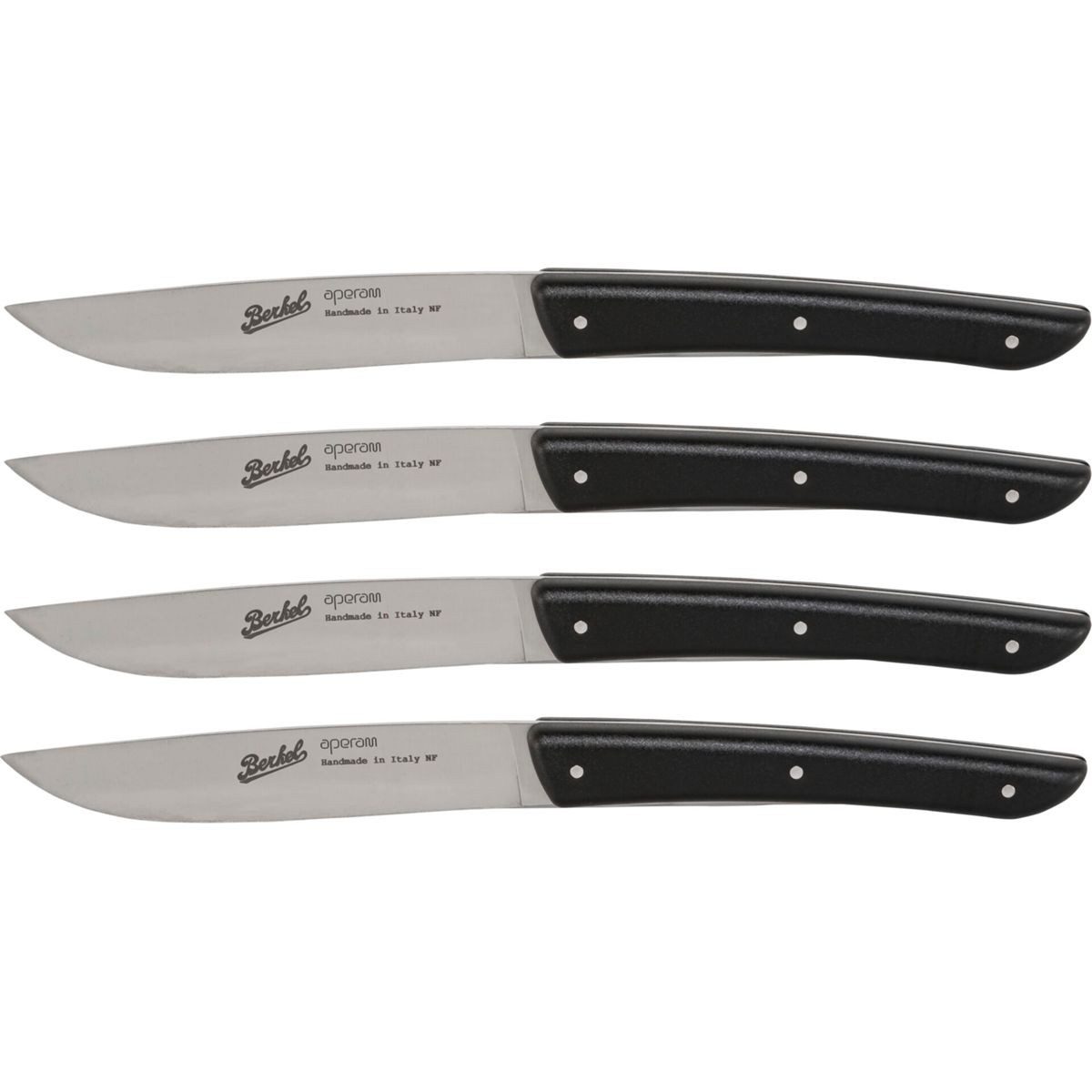Berkel Besteck-Set Steakmesser-Set 4-tlg. Color nero