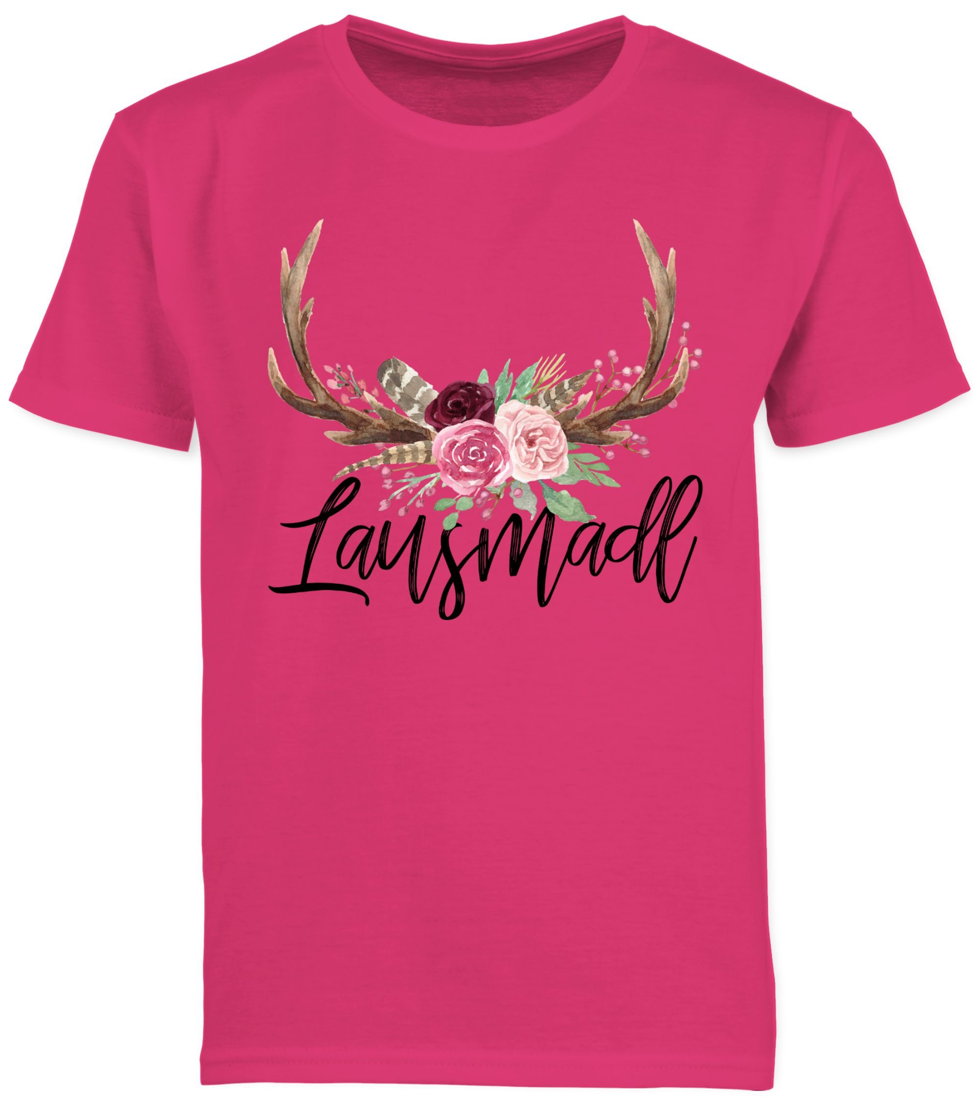 T-Shirt Lausmadl Hirschgeweih I