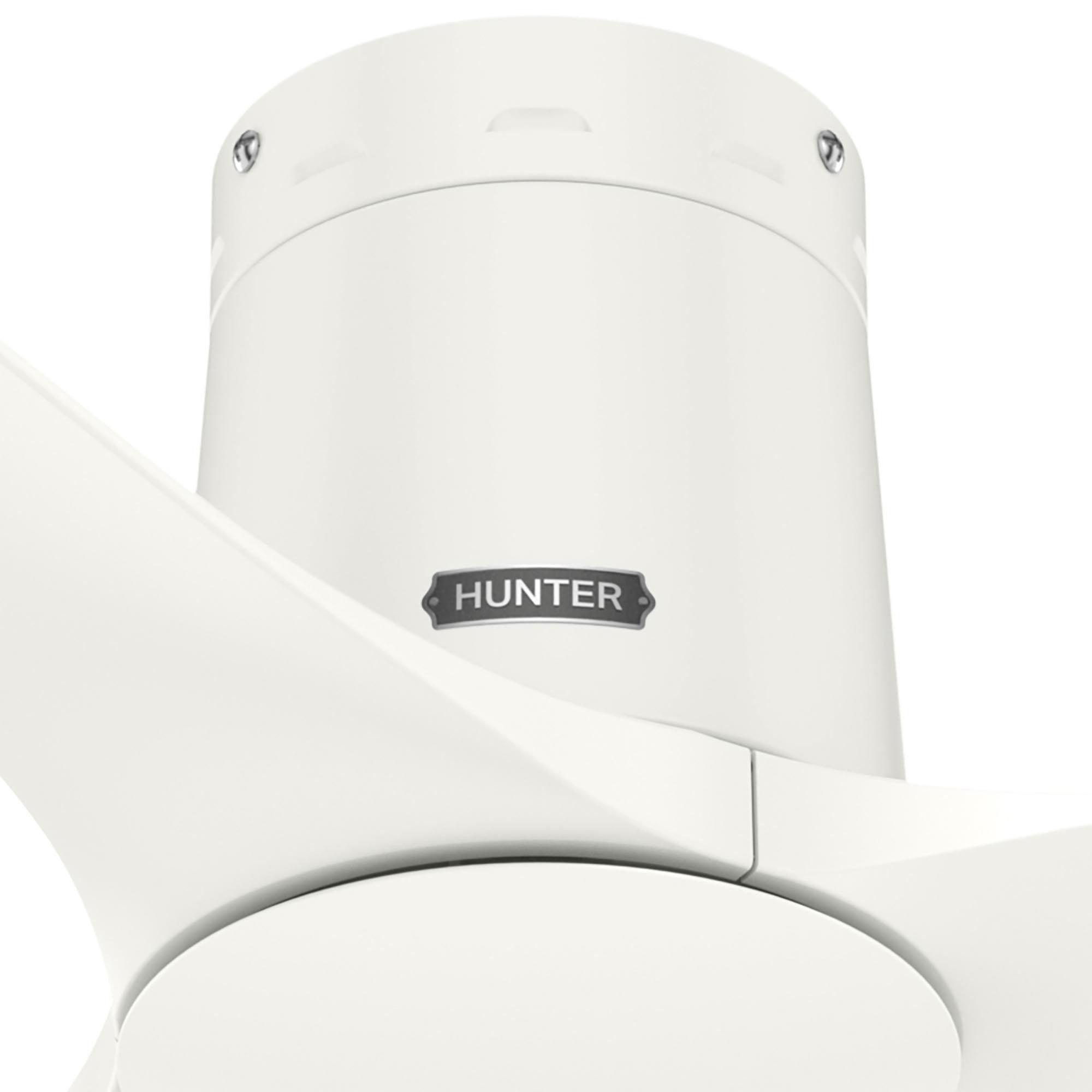 Hunter Deckenventilator Deckenventilator Athens LP Weiß mit Fernbedienung