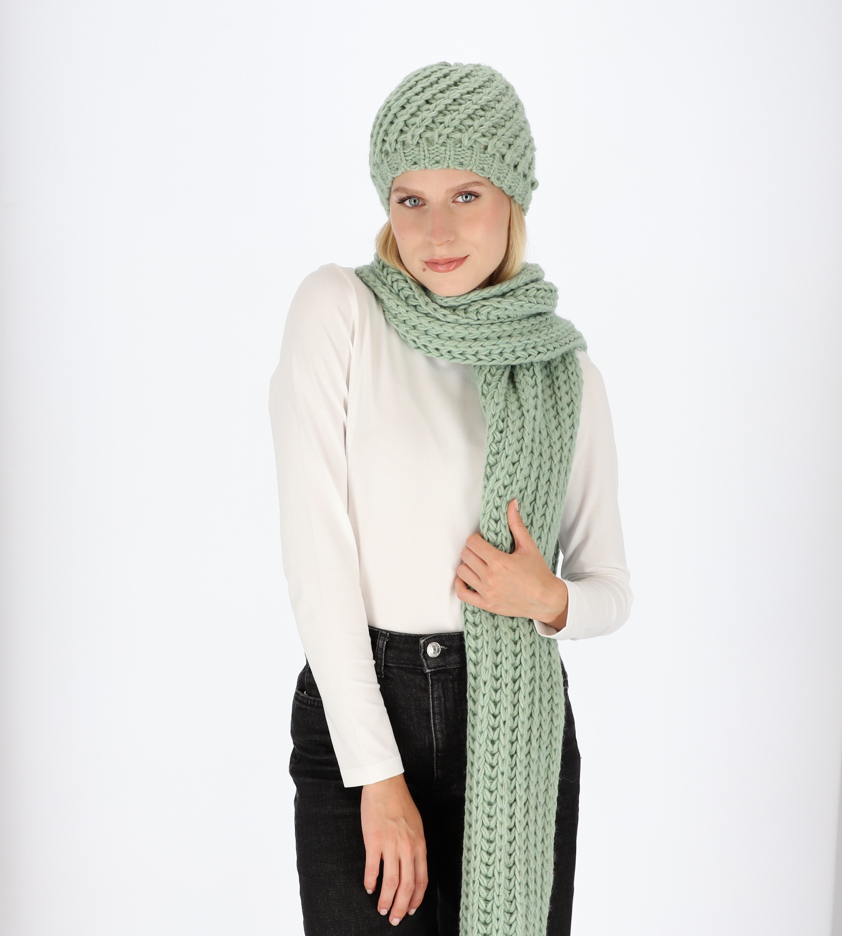 halsüberkopf Accessoires Strickschal Grobstrickschal, Made in günstig online kaufen