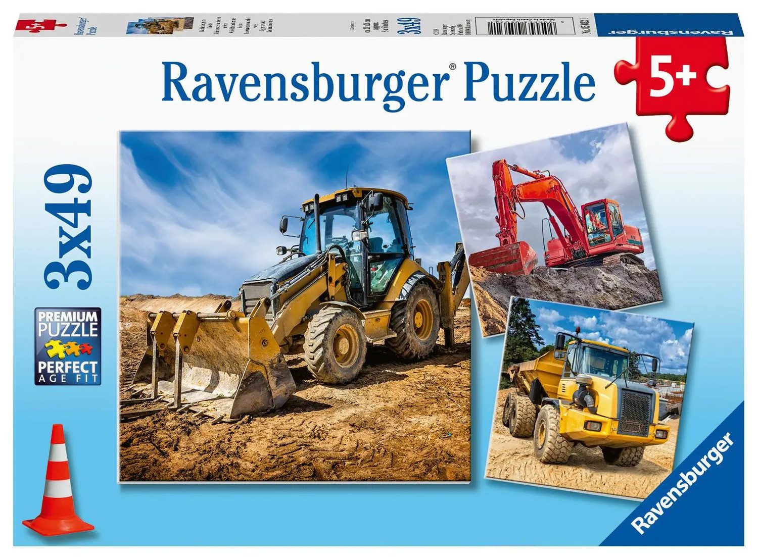 Ravensburger Пазлы Ravensburger Kinderpuzzle - 05032 Baufahrzeuge im Einsatz - Пазлы..., 49 Пазлыteile