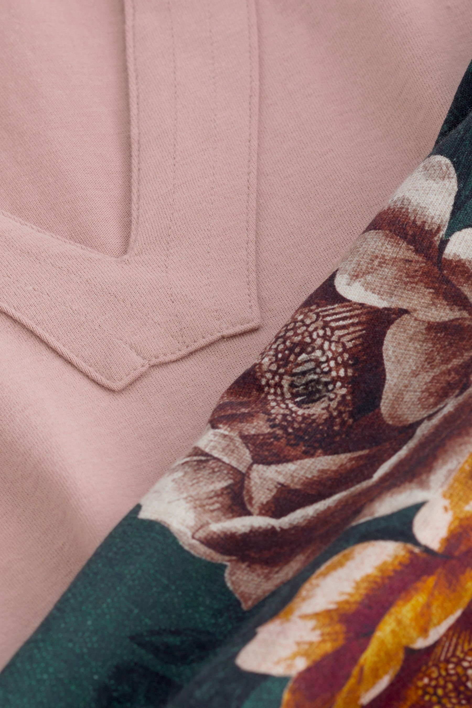 Next Pyjama Floral tlg) (2 aus Pyjama Baumwolle Pink/Green