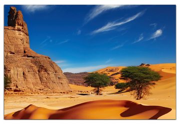 Wallario Wandfolie, In der Wüste Sahara, wasserresistent, geeignet für Bad und Dusche