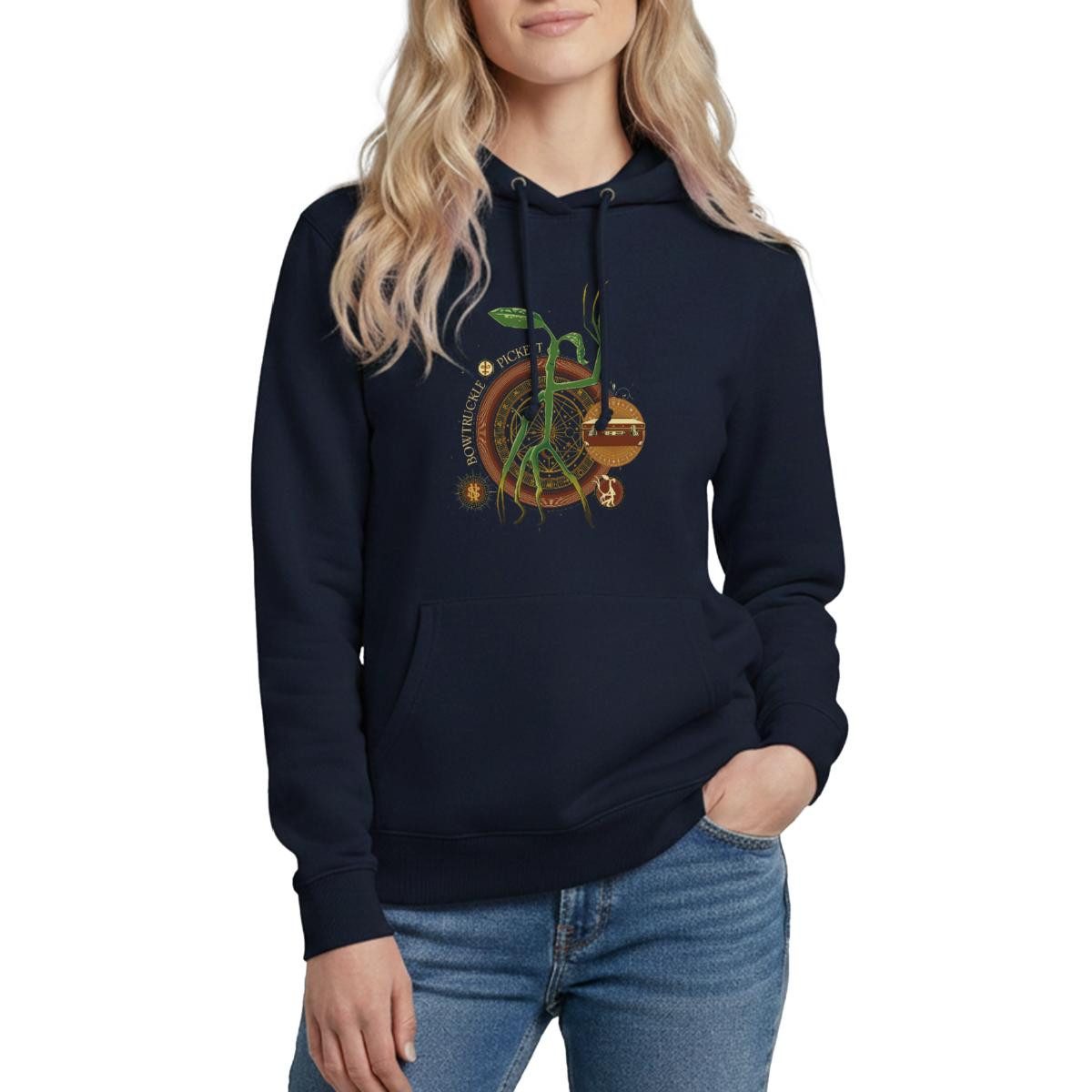 Hoodie Phantastische Tierwesen Bowtruckle Pickett Damen Hoodie