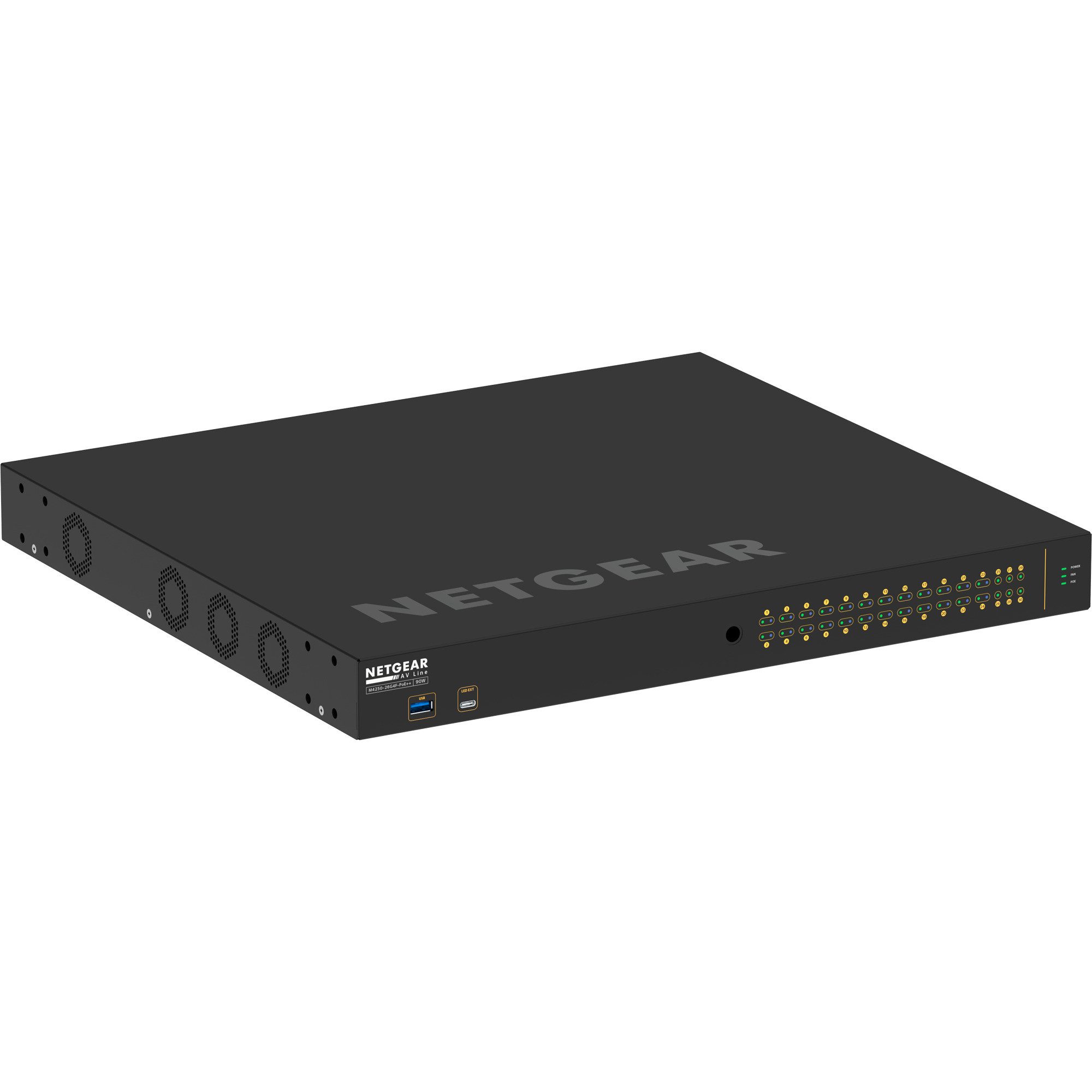 NETGEAR Netgear AV Line M4250-26G4XF-PoE++, Switch Netzwerk-Switch