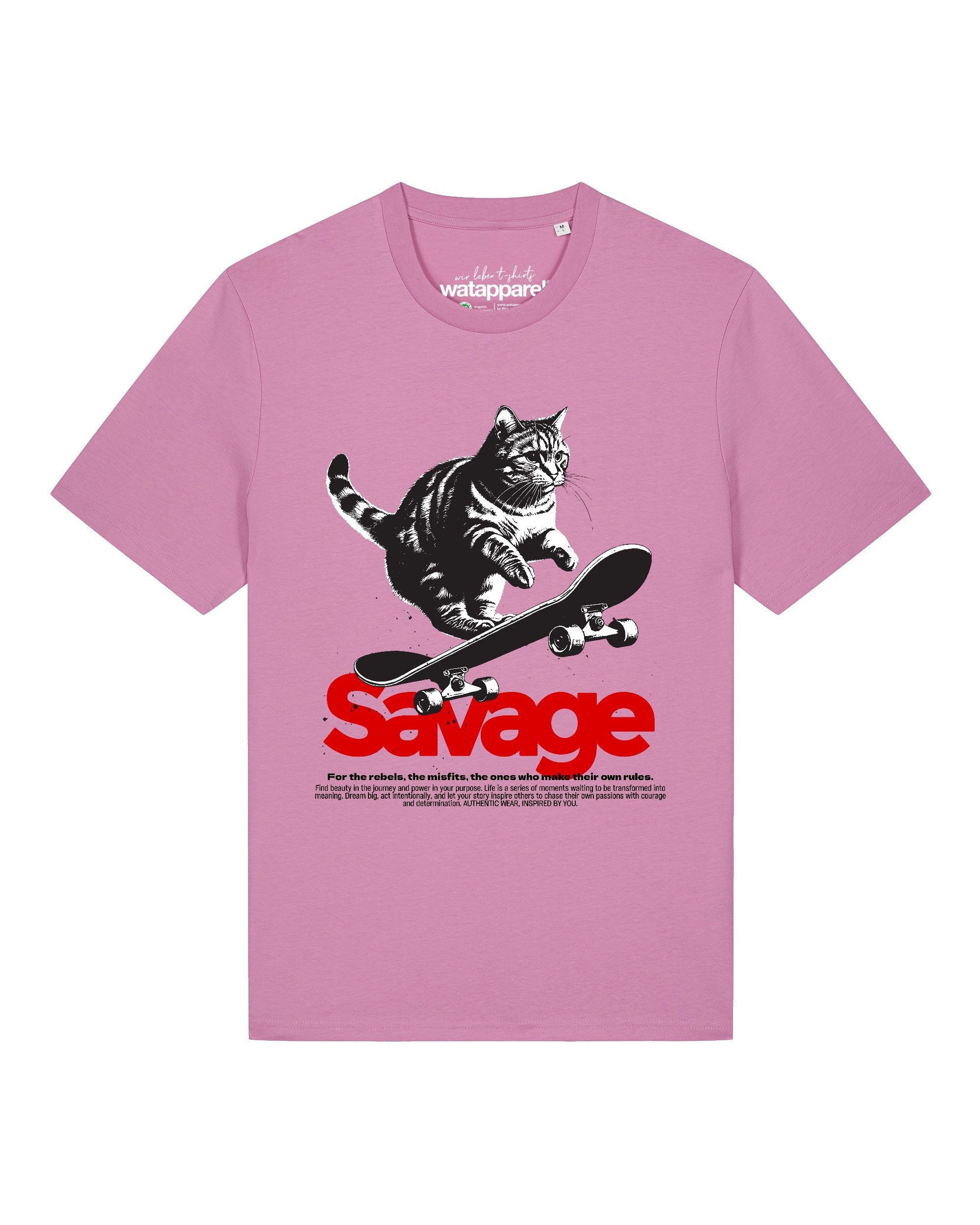 T-Shirt Savage cat