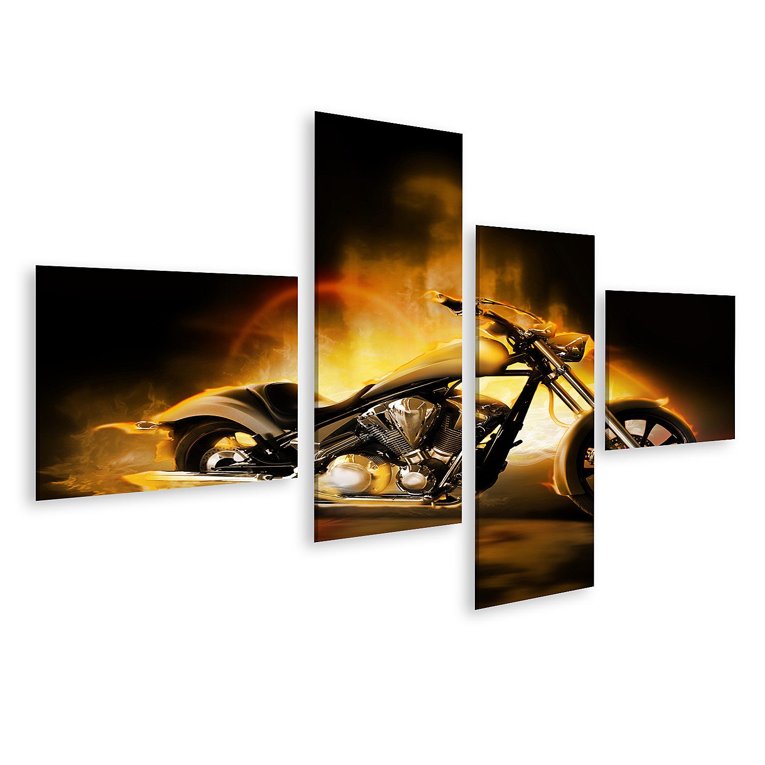 Leinwandbild Motorrad Bilder