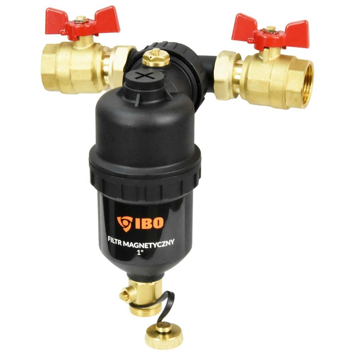IBO Wasserfilter IBO Magnet-Schlammabscheider 1 Zoll Filter für Heizung Wärmepumpe