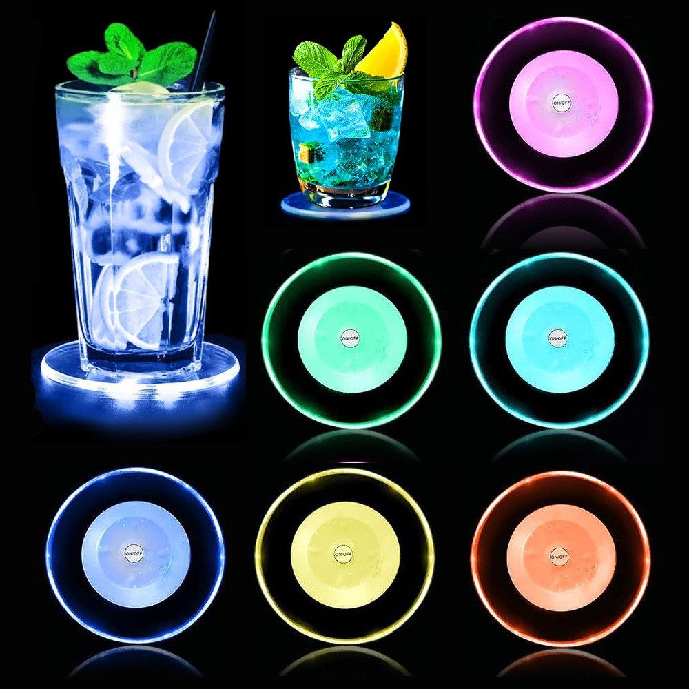 BlingBin LED Dekolicht Bunt LED Leuchtuntersetzer, günstig online kaufen