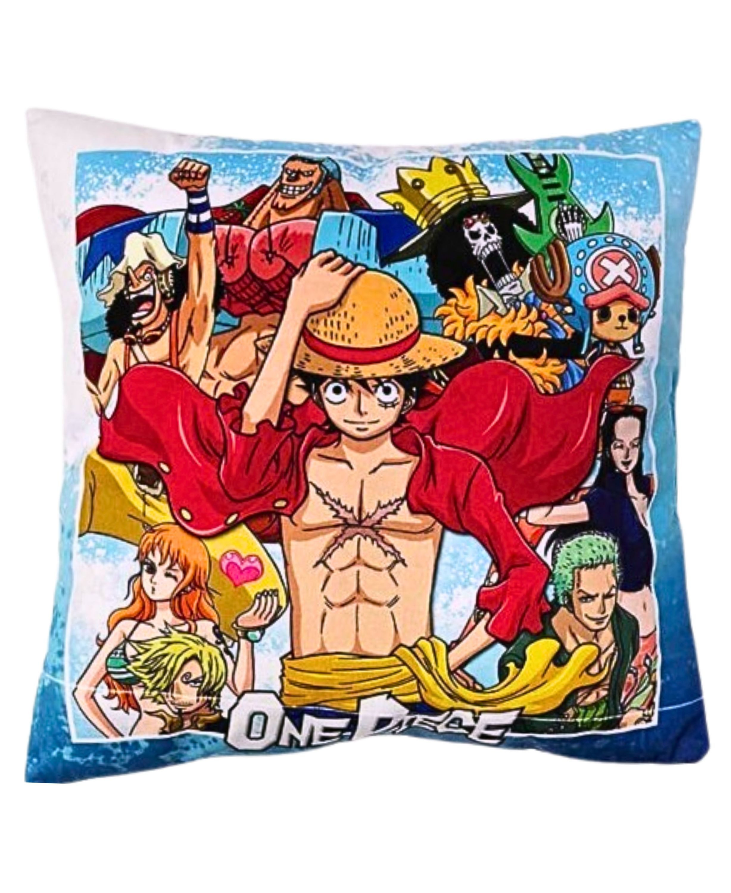 One Piece Anime Dekokissen Monkey D. Luffy, Kinder Kuschelkissen 40 x 40 cm günstig online kaufen