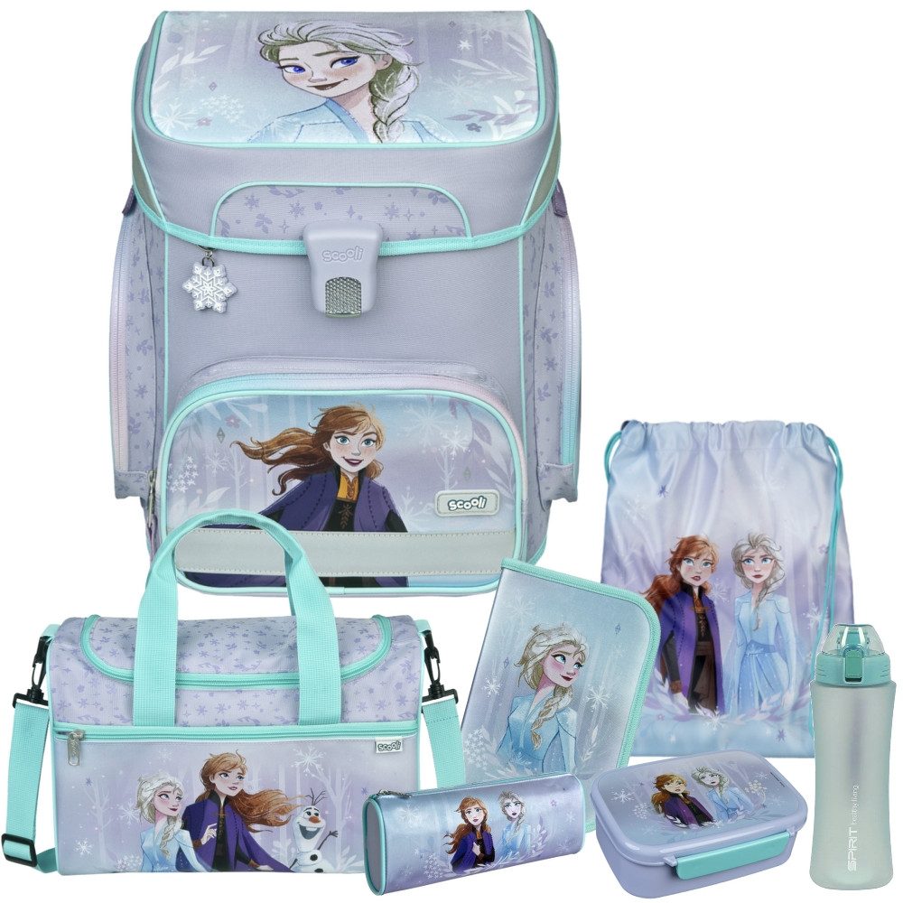 Scooli Schulranzen 1.Klasse Mädchen EasyFit in unterschiedlichen Sets (8-tlg)