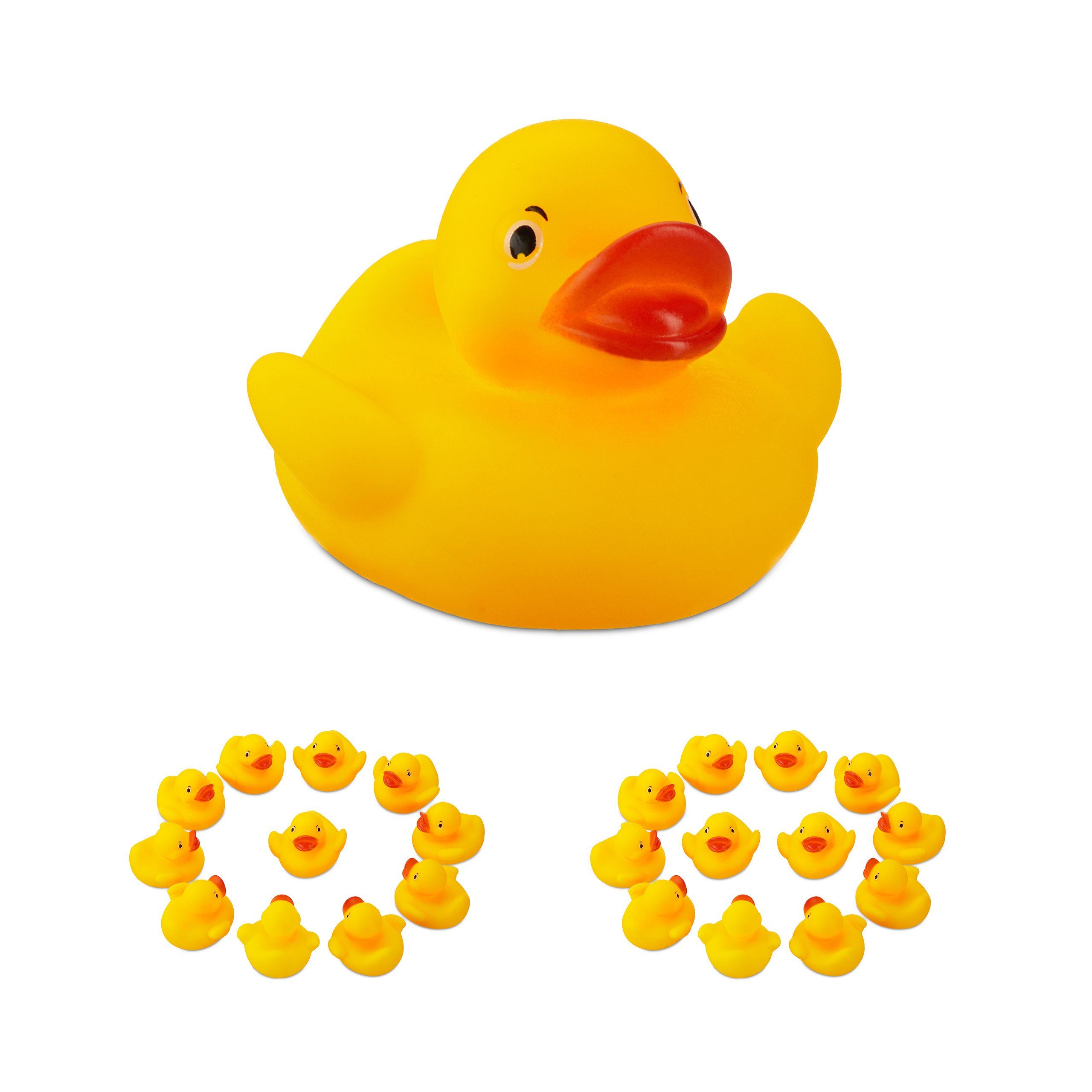 relaxdays Badespielzeug 24 x Badeente 5cm günstig online kaufen