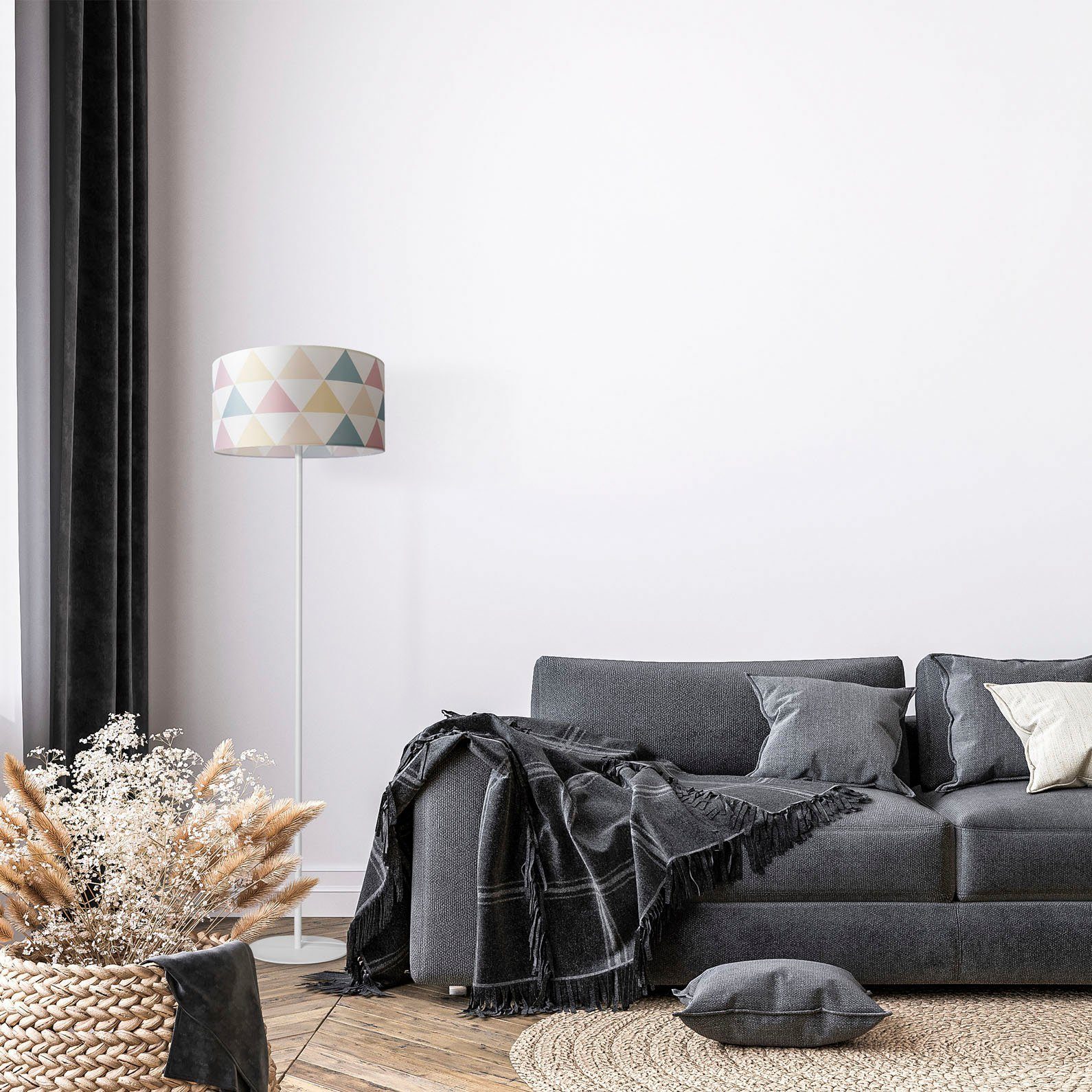 Paco Home Stehlampe Luca Delta, ohne günstig online kaufen