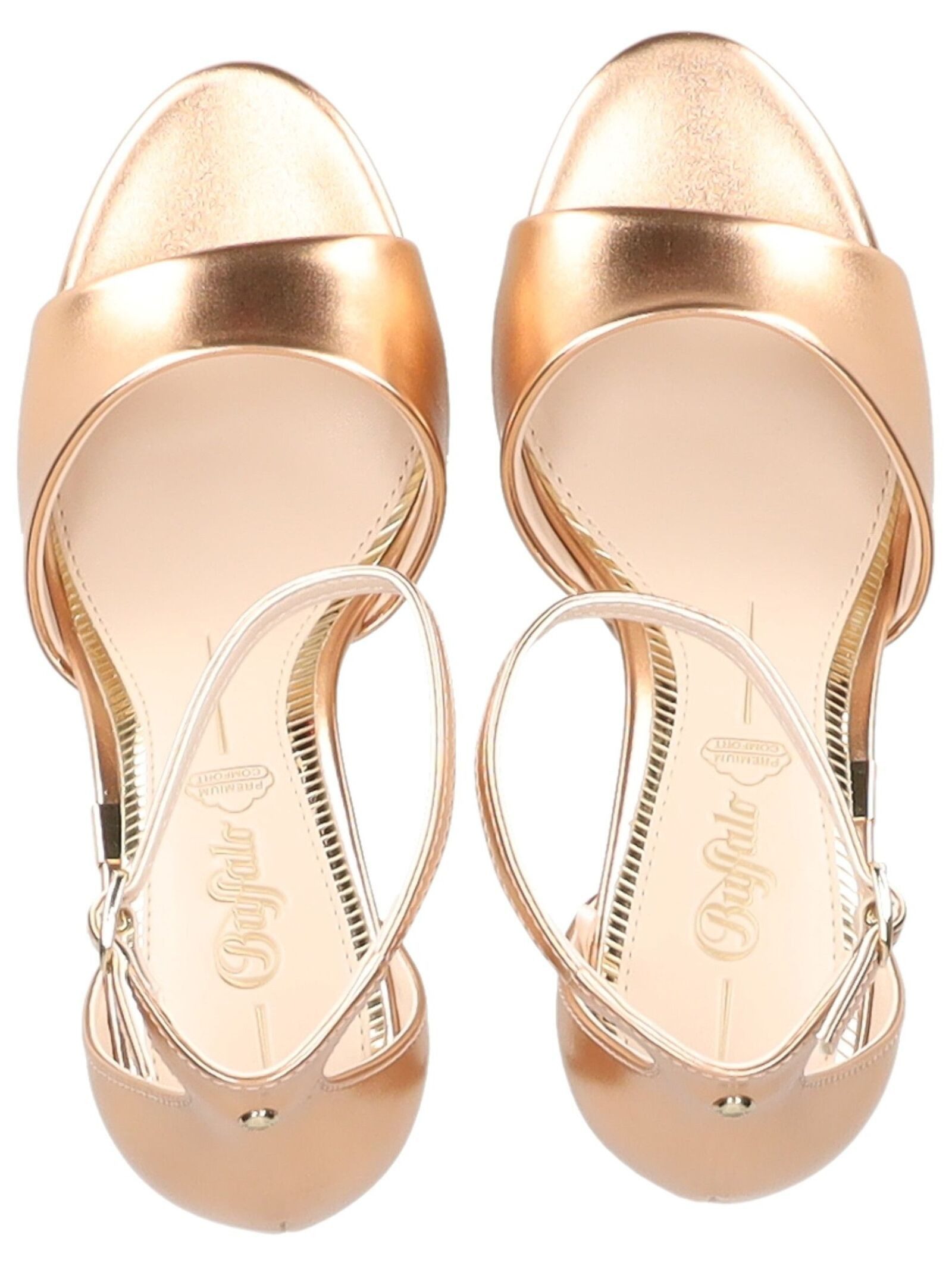 Buffalo Buffalo Sandalen Lederimitat High-Heel-Sandalette