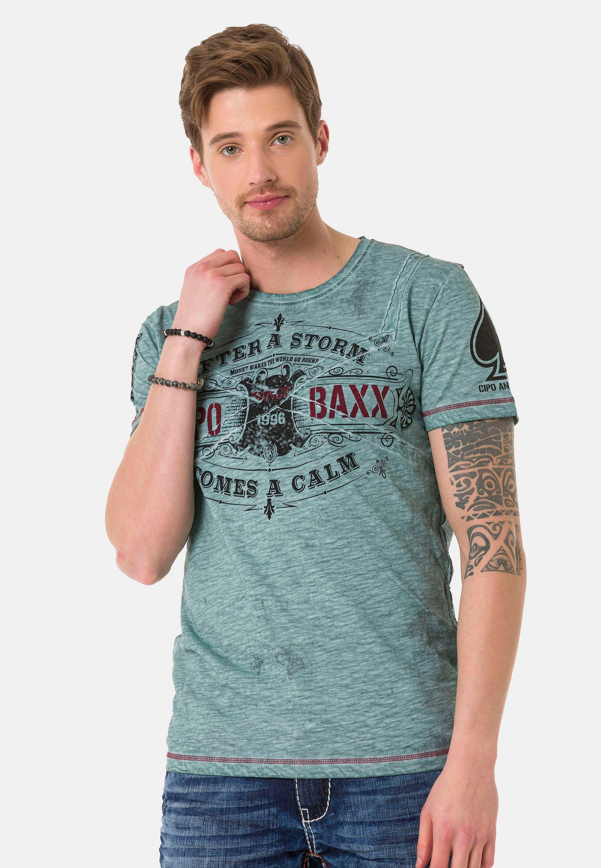 Baxx VintageLook mint Cipo & T-Shirt im